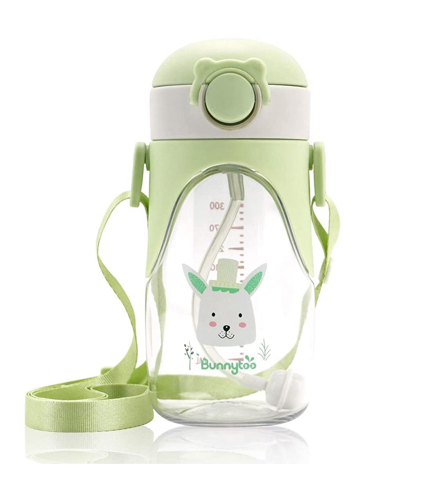 Bunnytoo 300ml Sippy Cup for Toddlers | BPA-Free Leak-Proof Spill-Free Night Trainer Cup with Silicone Spout | Suitable from 8+ Months | Green - Buy Online on GoSupps.com