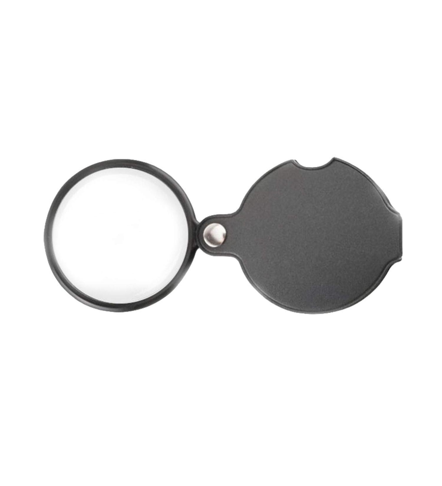 60mm Diameter Pocket Size 10 Times Magnifying Glass Lens Portable Magnifying Glass Dustproof PU Leather Case Good Times - Buy Online on GoSupps.com