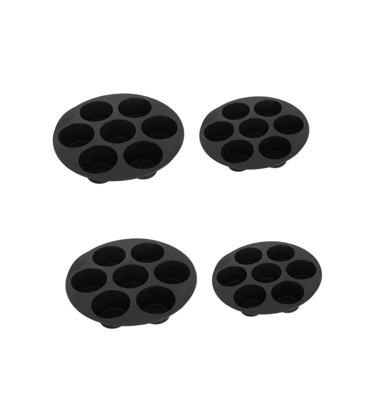 PRETYZOOM 4 Pcs 7 Silicone Ice Molds Cake Baking Pans Silicone Cupcake Pan Muffin Cake Molds Candle Mold Candle Accessories Air Fryer Muffin Pan Silica Gel Baking Tools Oven - Buy Online on GoSupps.com