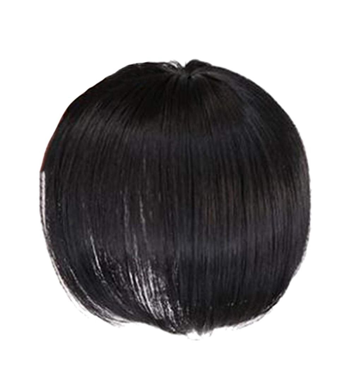 Kimje Topper Wig with Bangs Increase the Amount of the Top of the to Cover the White Hair Hairpiece A - Buy Online on GoSupps.com