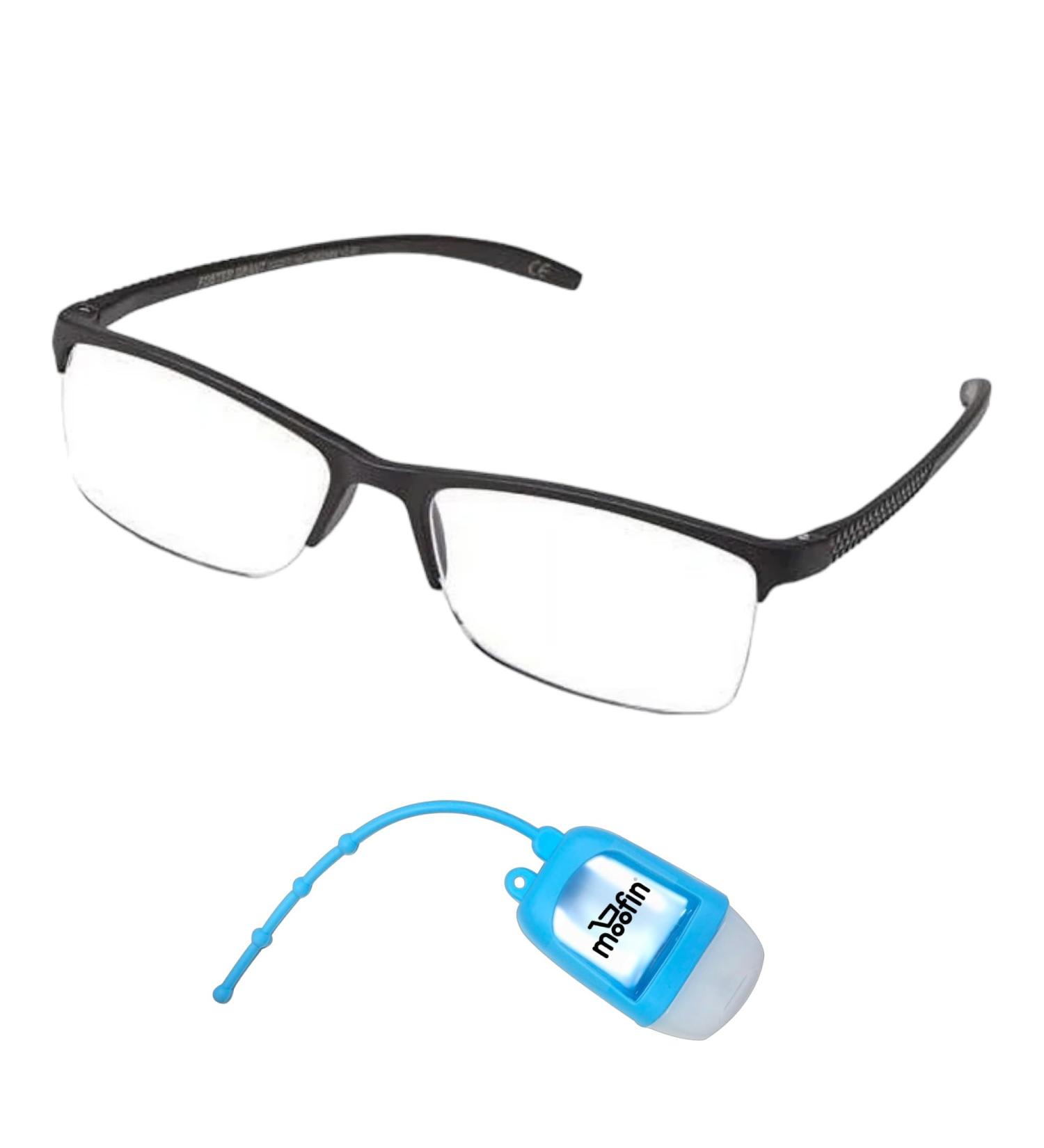 Foster Grant Men's Paolo Square Reading Glasses - Stylish UV Protection Lightweight Polycarbonate Frames - Buy Online on GoSupps.com