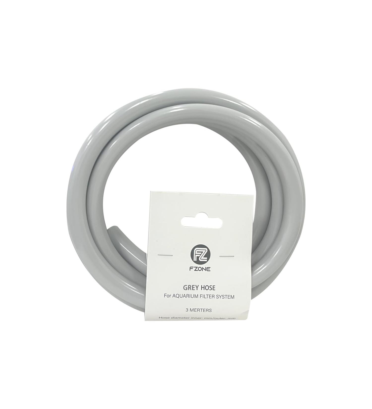 FZONE Aquarium Hose 3M - Gray Water Filter Hose 12/16mm | Durable & Flexible Aquarium Accessories - Buy Online on GoSupps.com