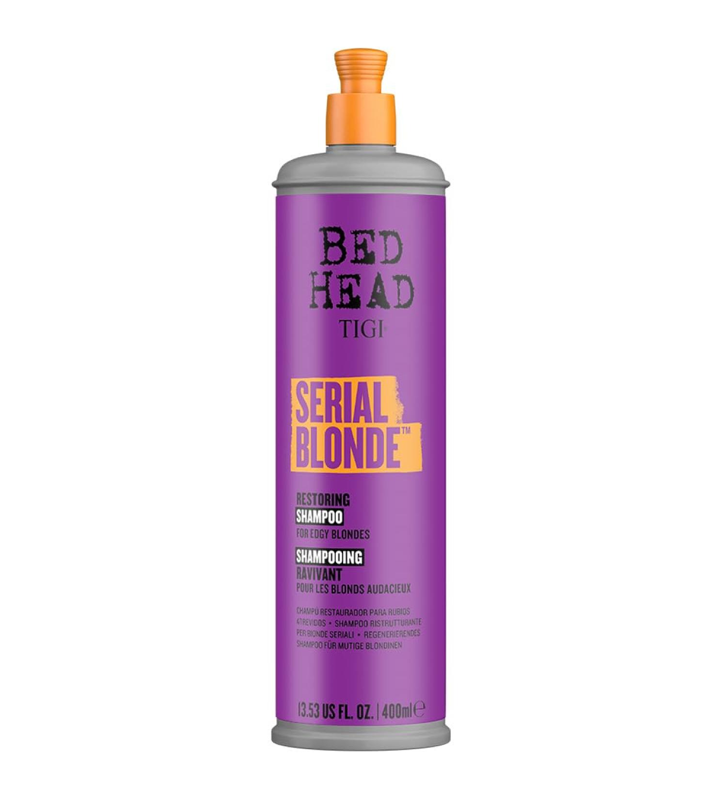 TIGI Bed Head Serial Blonde Shampoo for Damaged Blonde Hair - 13.53 fl oz | Best eCommerce International Shipping - Buy Online on GoSupps.com