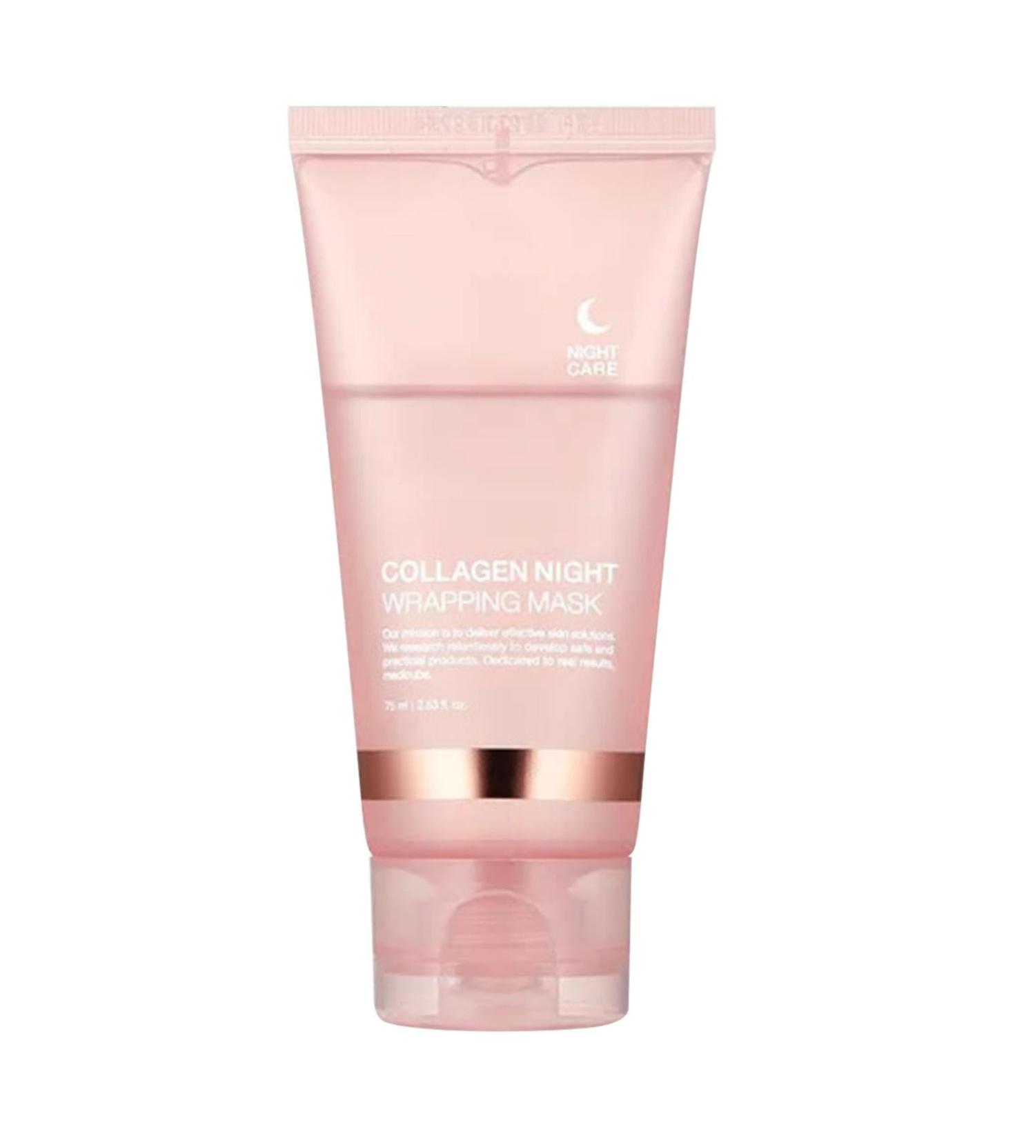 Collagens Night Wrapping Maskss collagens Real Deep Hydrating Maskss collagens Overnight Maskss For Hydrate collagens Overnight Wrapping Peel Off Facial Maskss Smooth Skin Collagens Maskss - Buy Online on GoSupps.com