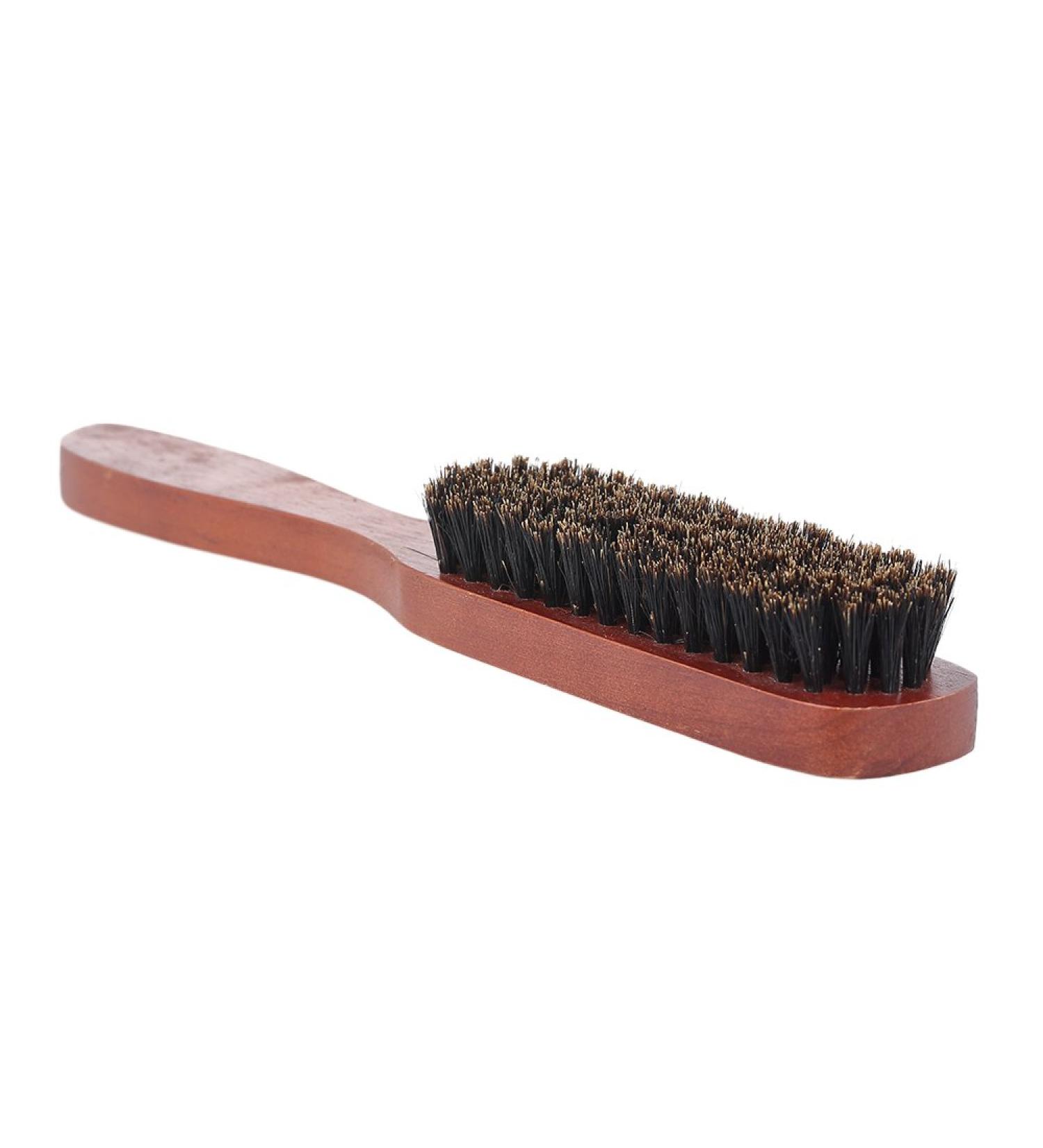LAURAG Beard Brush for Men - Wooden Mustache Comb & Shaving Brush | Multifunctional Facial Hair Care - Buy Online on GoSupps.com