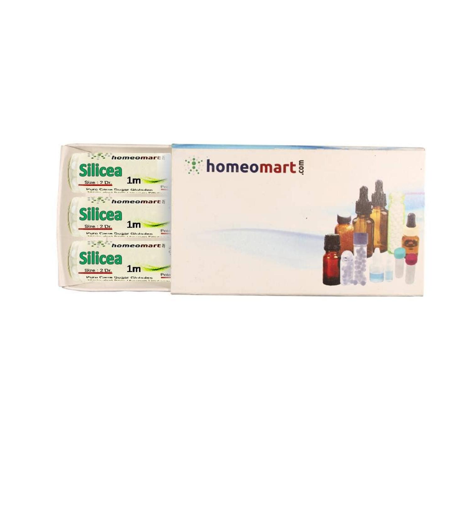 Buy Silicea Homeopathy Pellets 1M Potency - Pack of 3 | Fast International Shipping - Buy Online on GoSupps.com