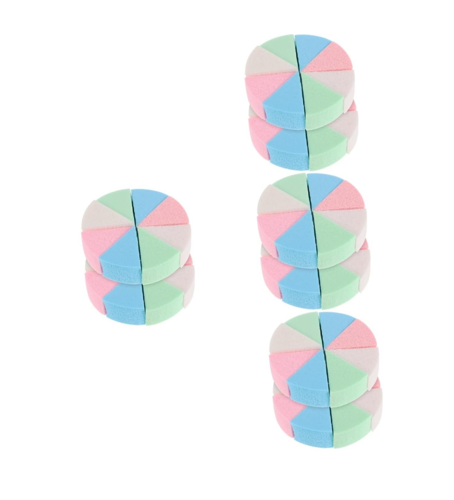 POPETPOP 8 Sets Triangular Sponge Puff Esponjas Para Maquillaje Concealer Sponge Makeup Foam Wedges Foundation Sponge Makeup Foundation Body Triangle Flutter Emulsion - Buy Online on GoSupps.com