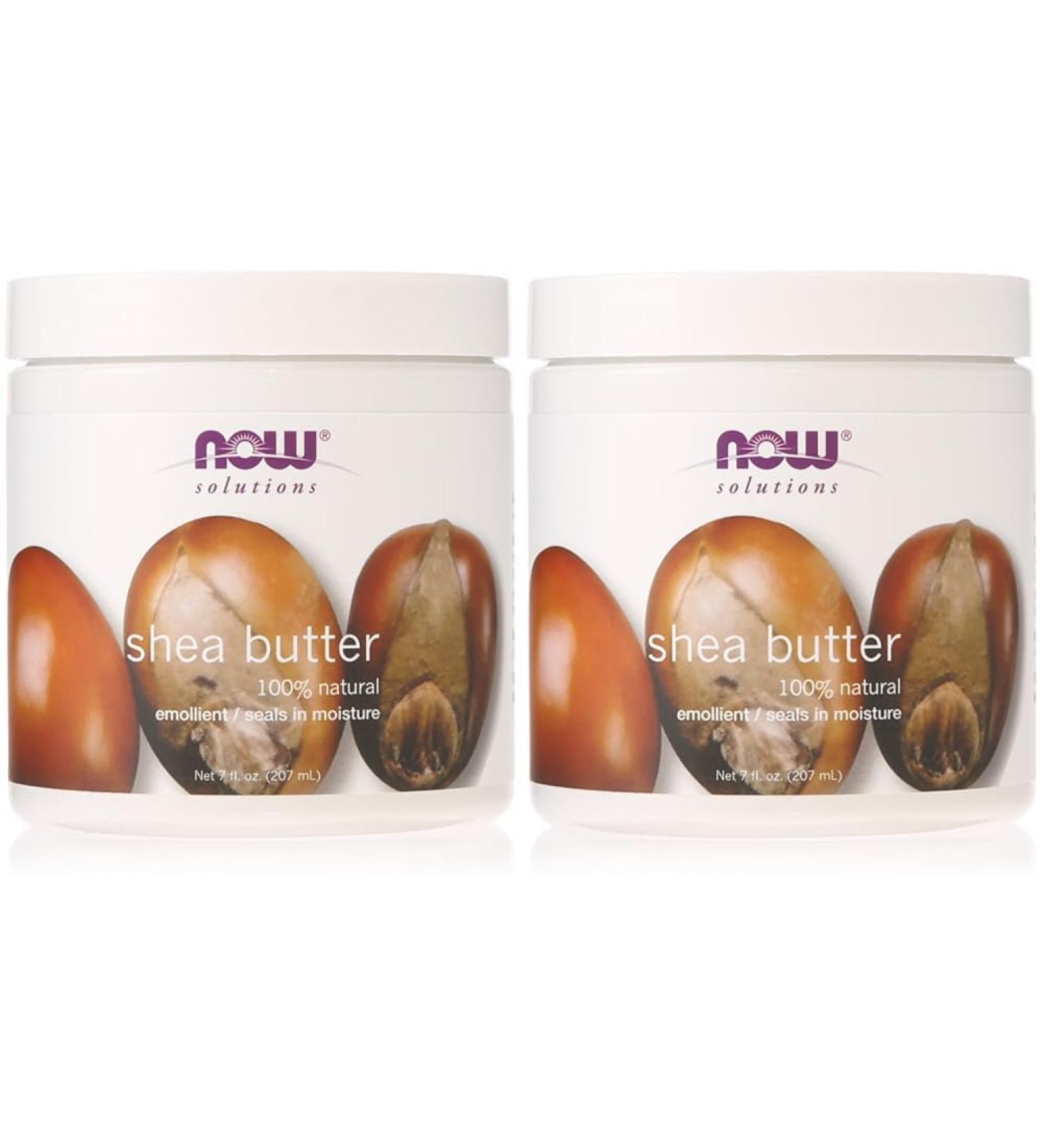 Now Foods Shea Butter - 100% Natural - 207 ml (Lot de 2) - Buy Online on GoSupps.com