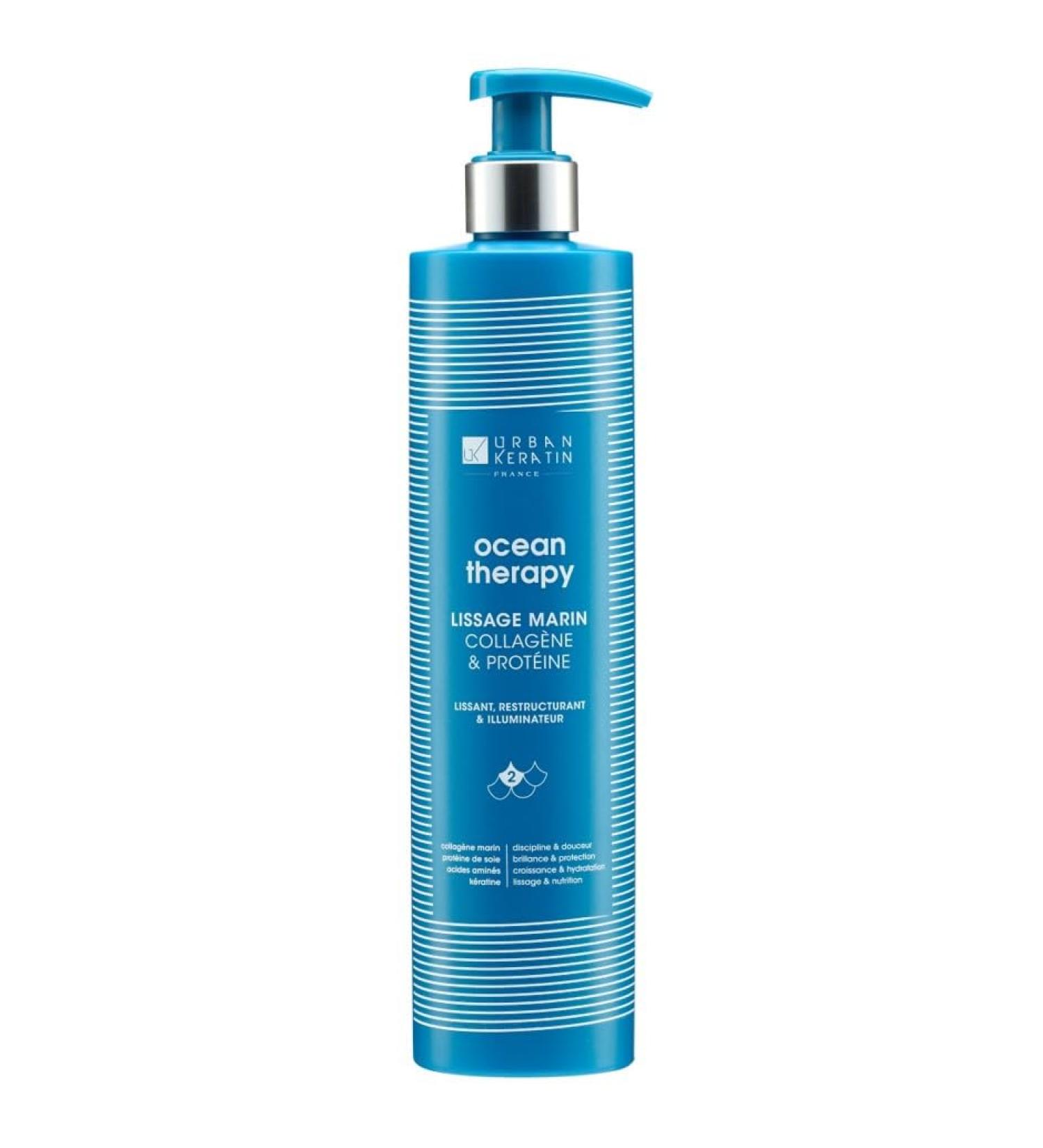 Marine Collagen Smoothing Lissage Treatment Ocean Therapy Urban Keratin 400 ml