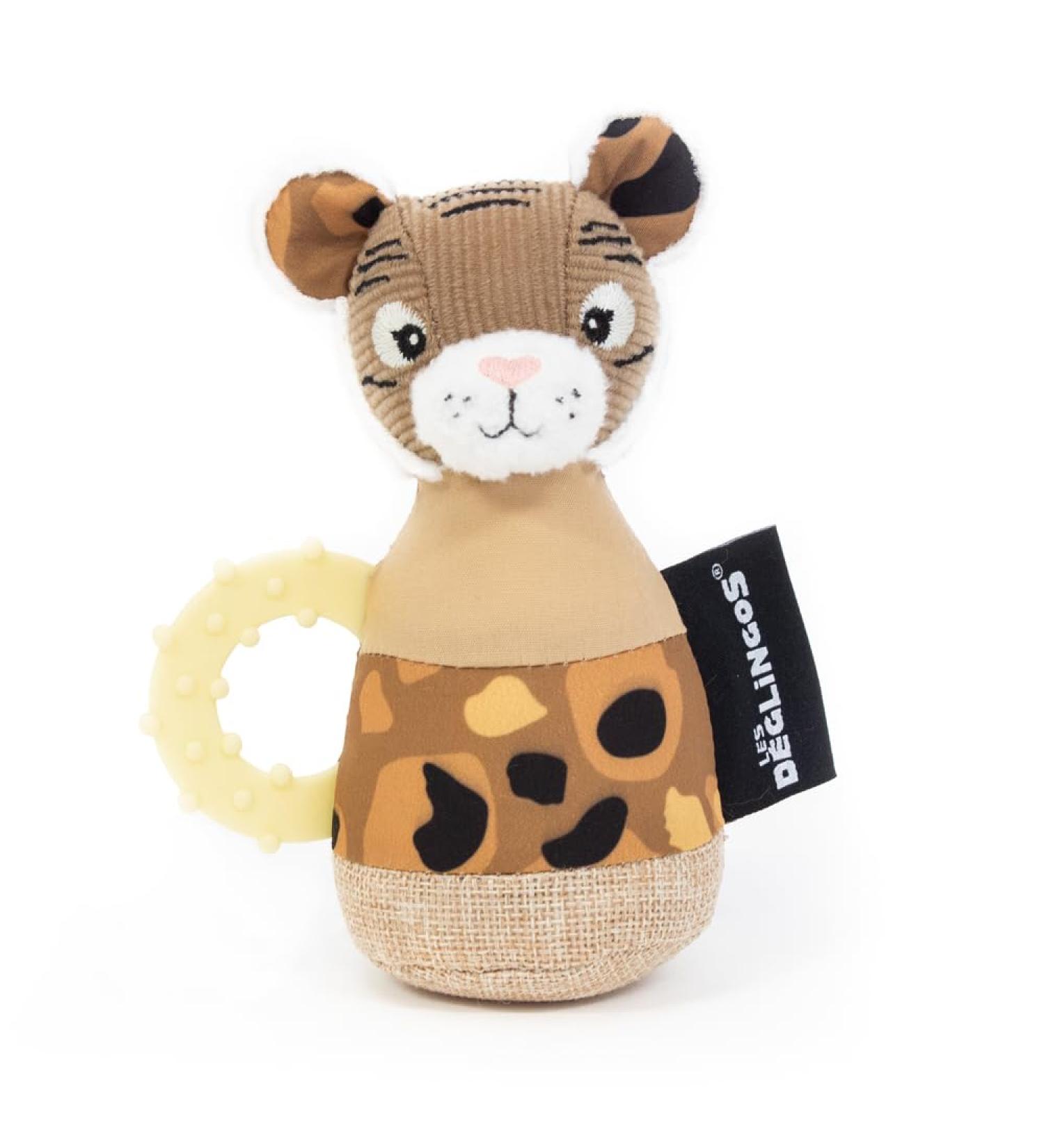 Buy Deglingos Maracas Speculos - Tiger Teething Ring | Safe & Fun Teething Toys | International Shipping - Buy Online on GoSupps.com