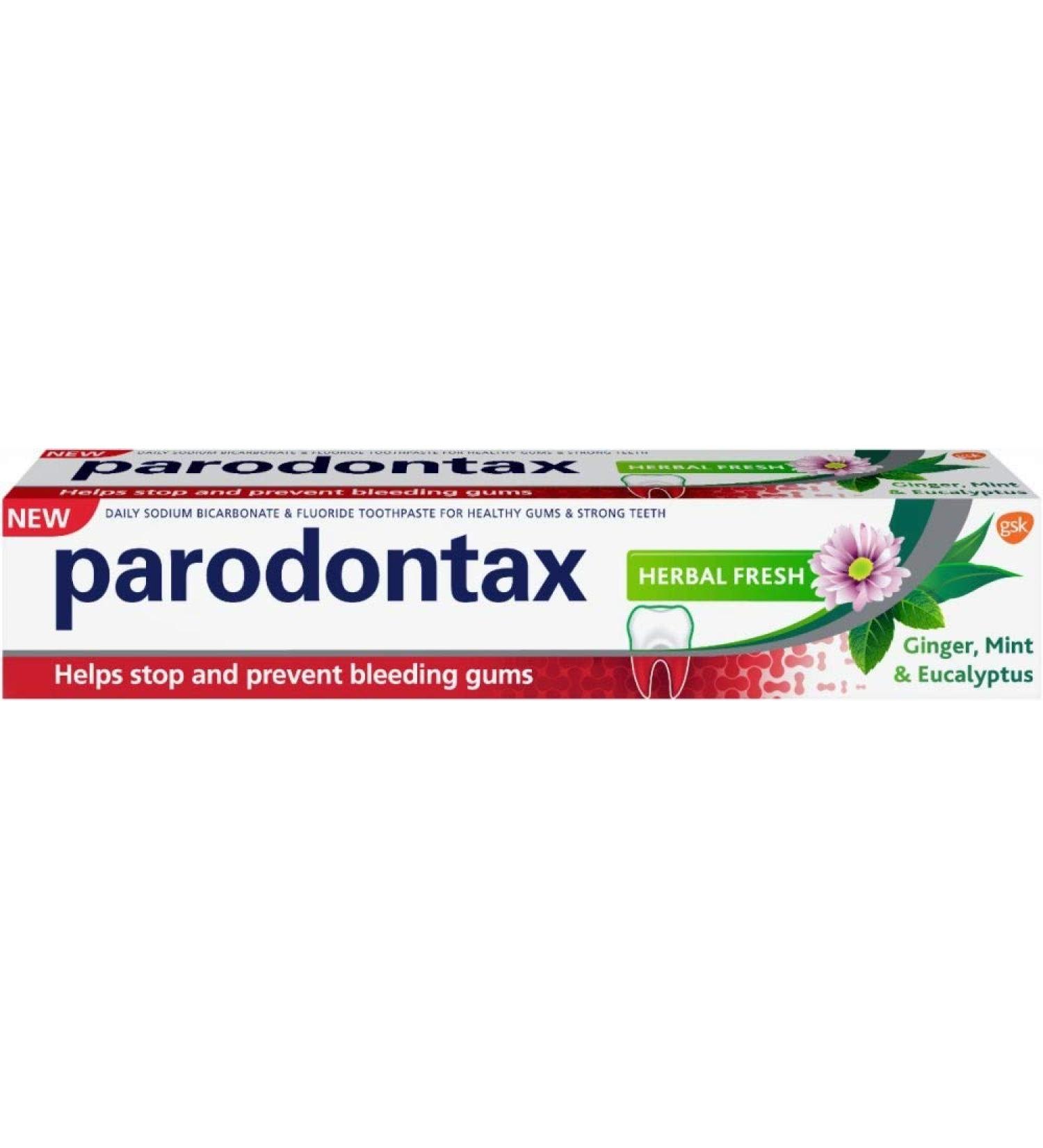 Buy 2 x Parodontax Herbal Fresh Toothpaste 75ml - Prevent Bleeding Gums | International Shipping - Buy Online on GoSupps.com
