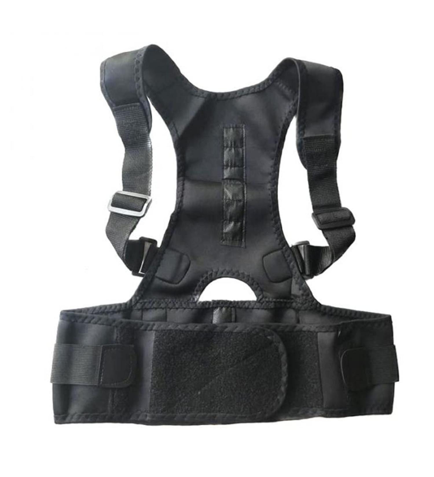 ZUIAI Posture Corrector Adjustable Support Magnetic Back Shoulder Brace Belt Unisex(M) Medium B - Buy Online on GoSupps.com