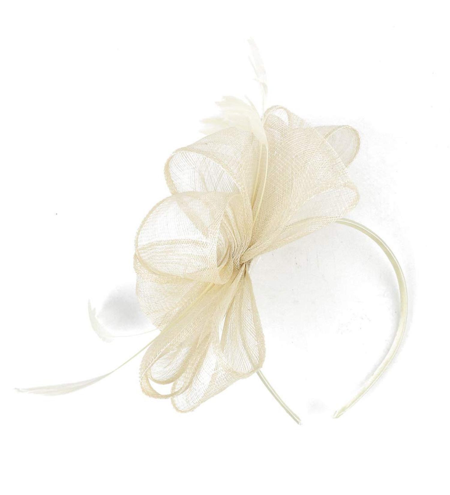 Minkissy Headdress Fascinator with Gauze Foreheads & Clip Cornet - Elegant Accessories for Special Occasions - Buy Online on GoSupps.com