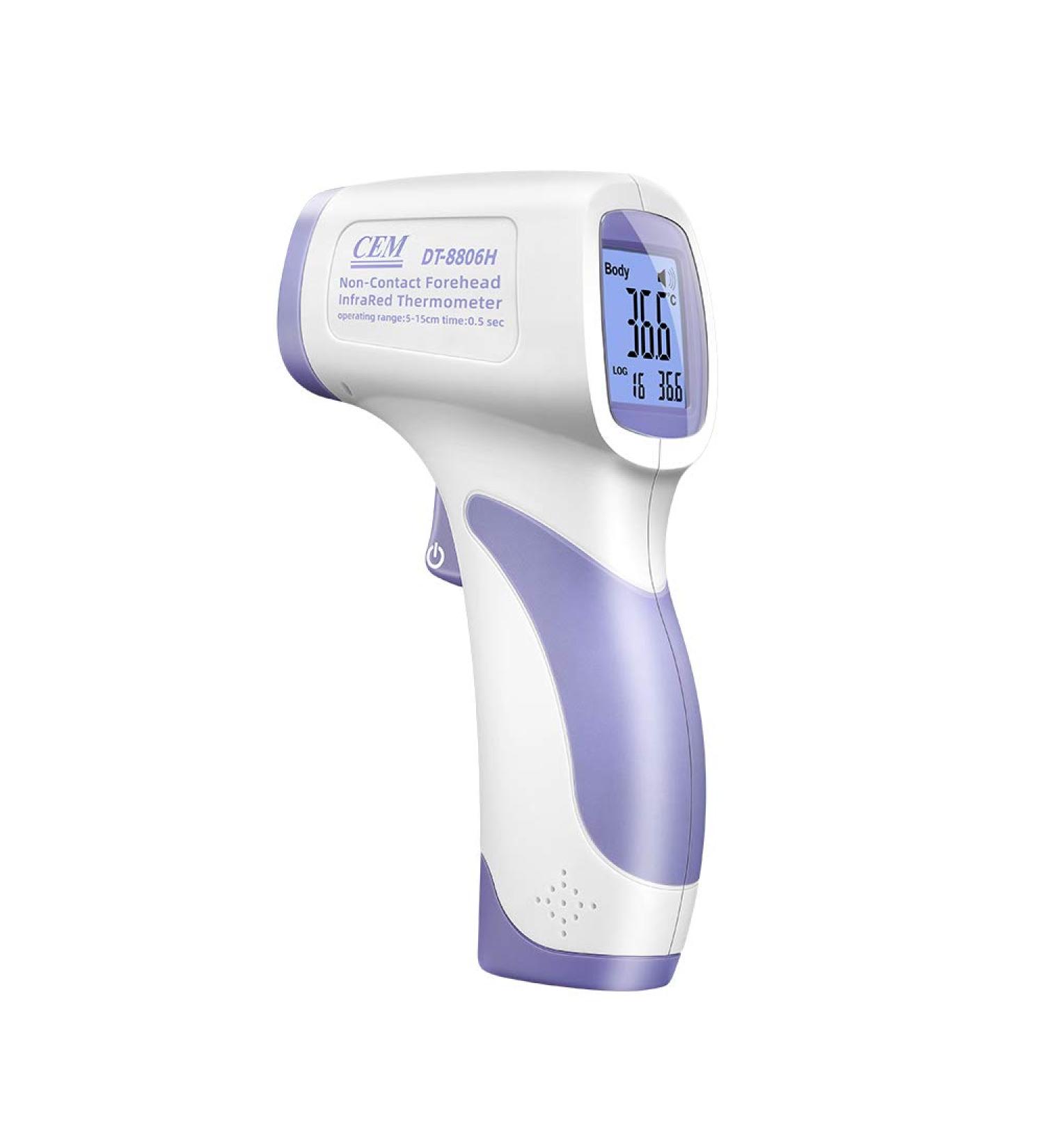 DT-8806H No-Touch Forehead Thermometer for Adults & Kids | FDA CE Approved | Large LED Display & Vibration Alert - Buy Online on GoSupps.com