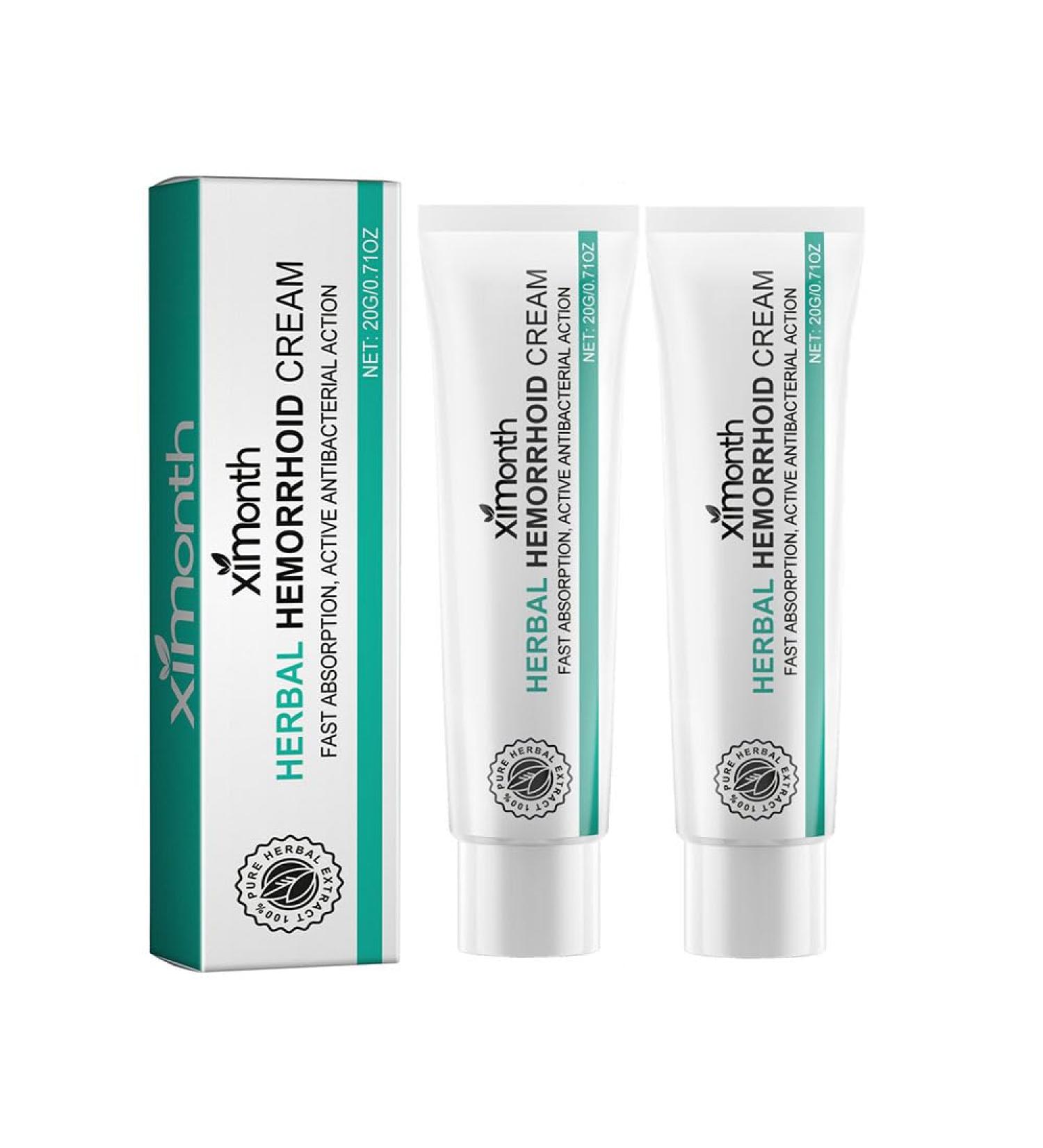 Hemorrhoid Cream Herbal Hemorrhoids Cream for Men and Women (2PCS) - Buy Online on GoSupps.com
