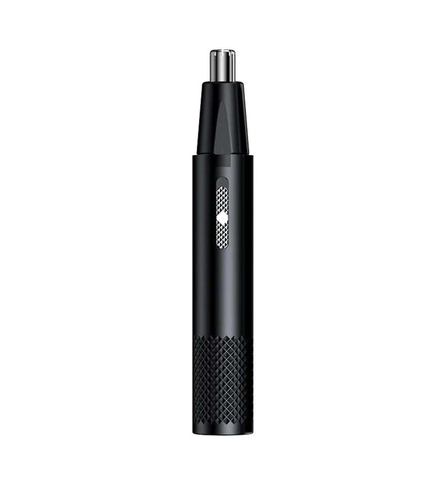 USB Rechargeable Electric Nose Hair Trimmer for Men - Washable Nose & Ear Clipper in Black - Buy Online on GoSupps.com