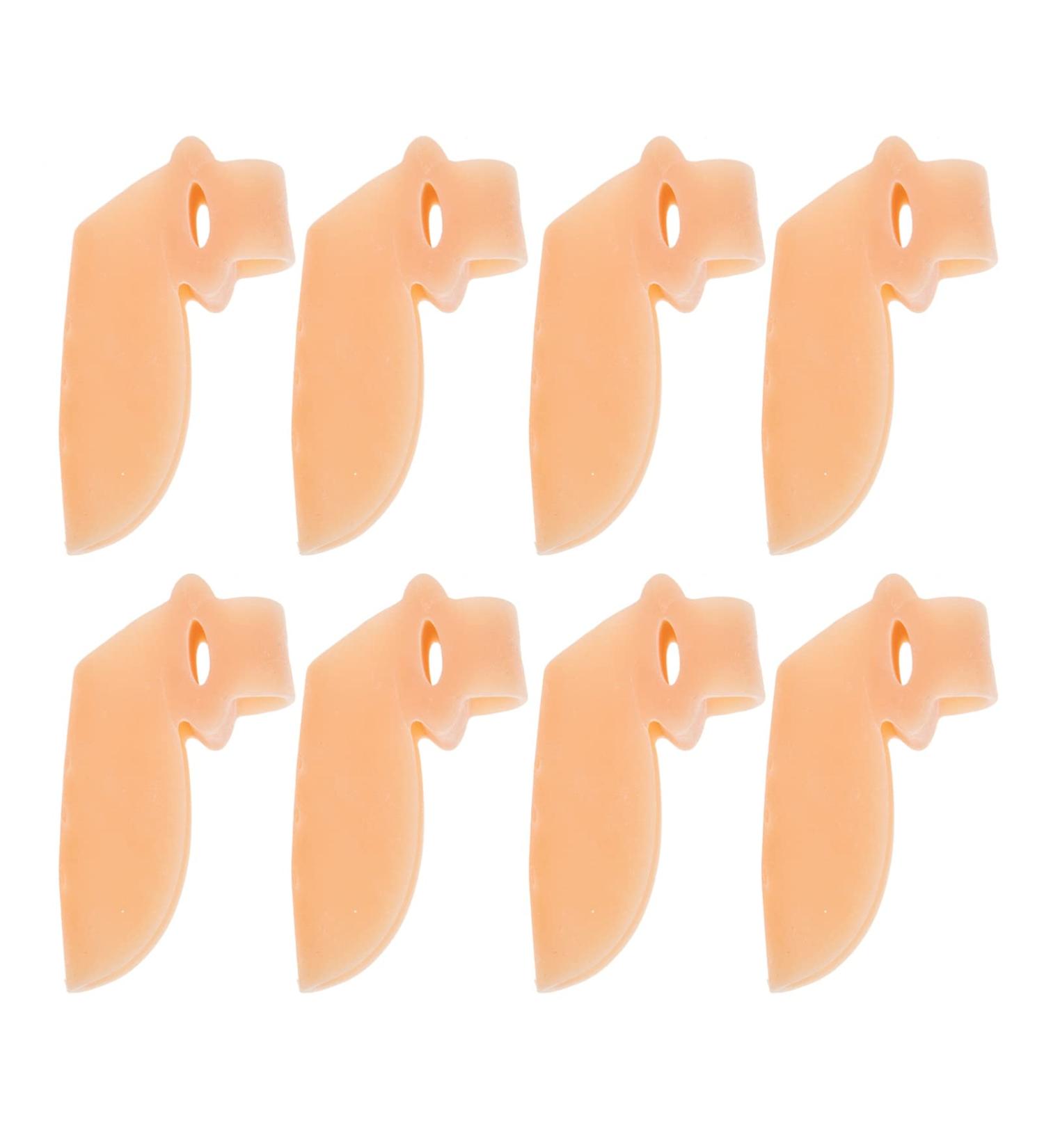 CLISPEED Silicone Thumb Splint Pairs | Toe Separators & Big Toe Spacers for Calluses, Bunions & Hallux Valgus Relief | Toe Straightener & Hammer Toe Protector Skin Color - Buy Online on GoSupps.com