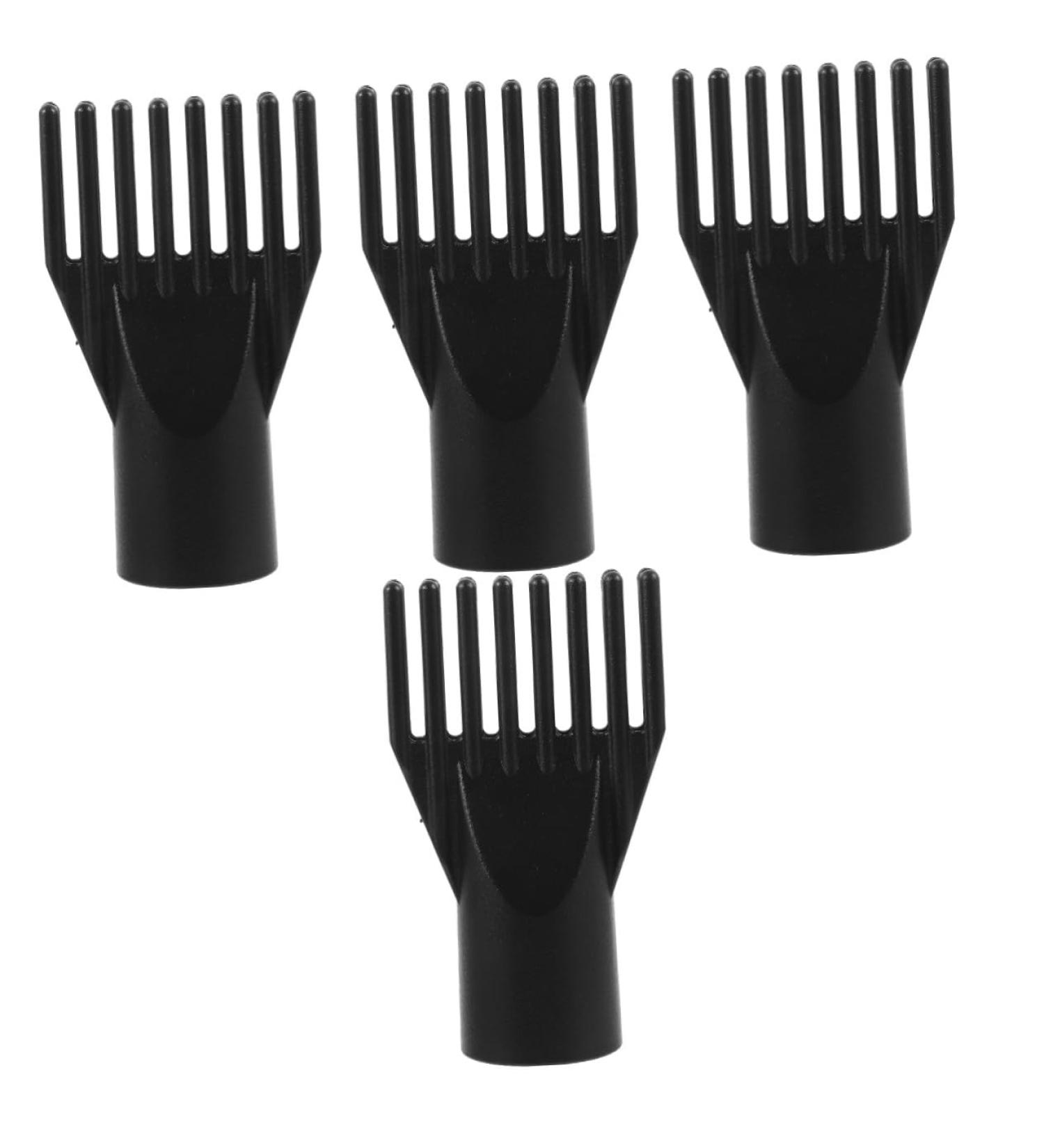 Healeved 4pcs Pet Water Blower Combs Accessories Hair Dryers Hair Dryer Attachment Nozzle Hair Comb The Dog 12.00X7.00X4.00CMx4pcs Blackx4pcs - Buy Online on GoSupps.com