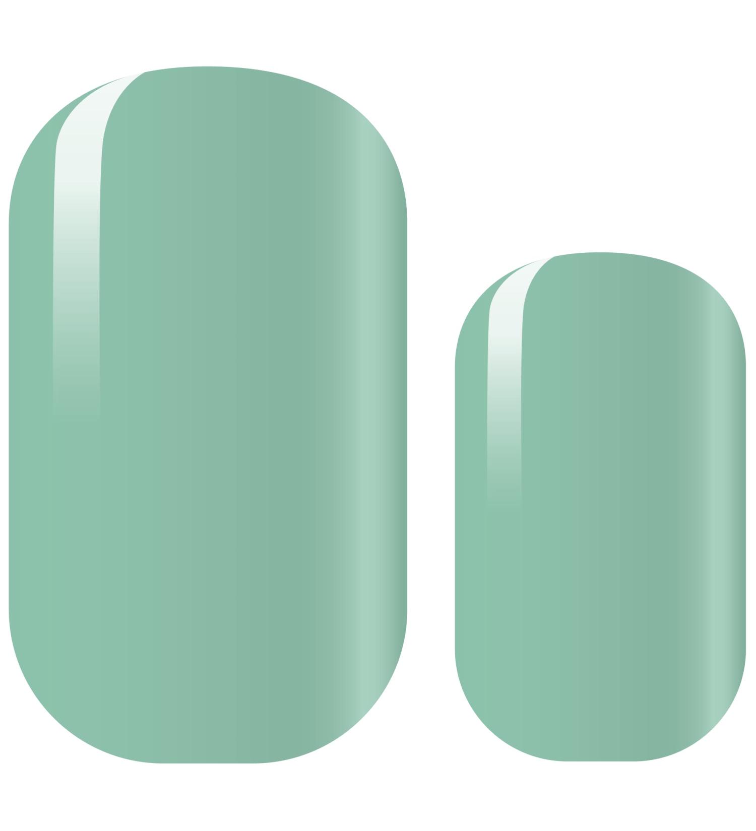 Avoa Beauty Nail Film - Me & Eucalyptus | Olive Green Self-Adhesive Long-Lasting Nail Wraps (16 Designs) - Perfect for International Shipping - Buy Online on GoSupps.com