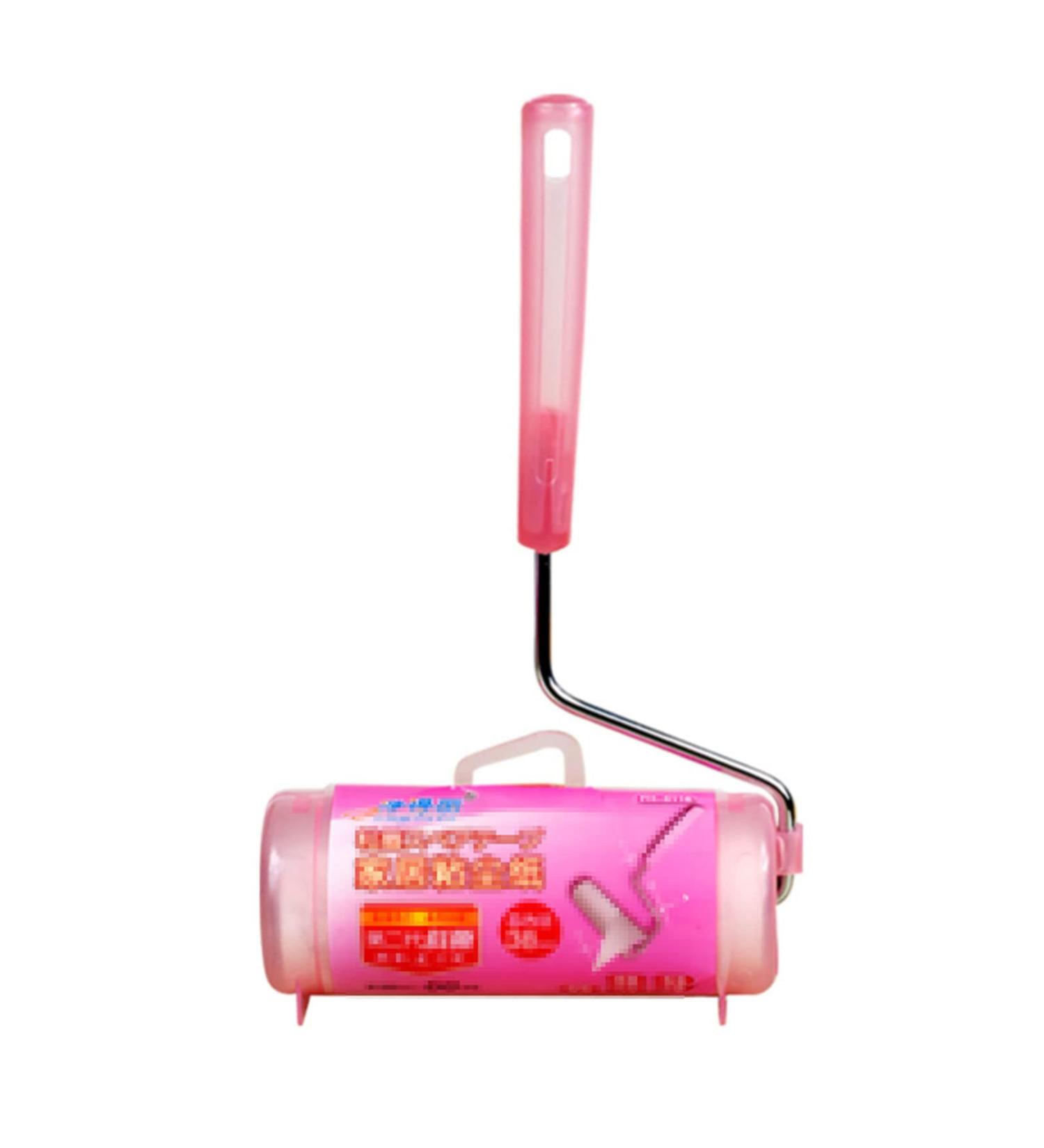 16cm Large Surface Sticky Lint Roller for Pet Hair - Extra Sticky Hair Removal Tool with 60 Sheets & 1 Handle (Pink) - Ideal for Carpets & Furniture - Buy Online on GoSupps.com