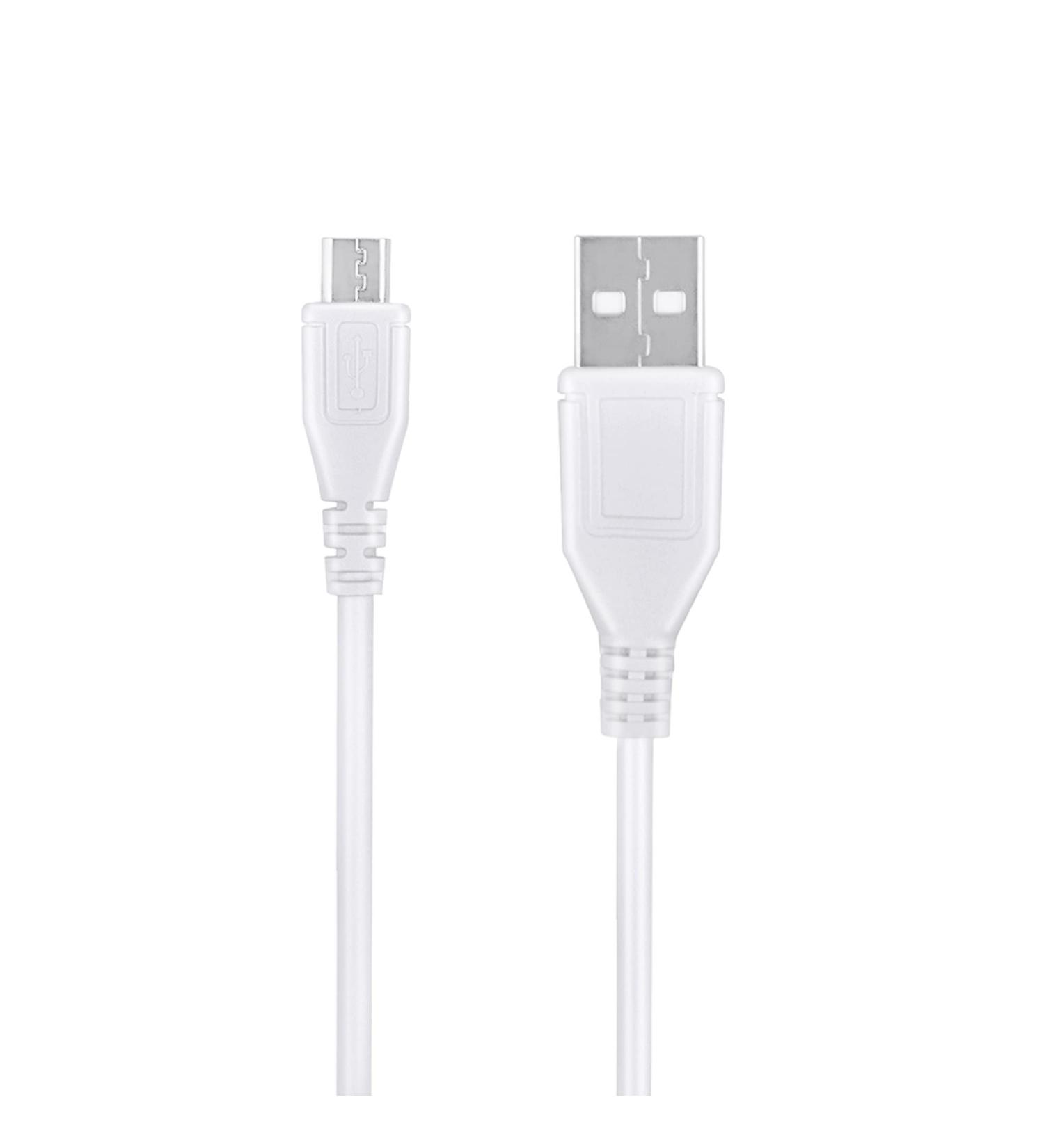 5ft White Micro USB Charging Cord for Remington MB4110 HC-5750 HC-5950 MB-5350 MB-4550 MB4550T Rechargeable Men's Mustache Precision Power Haircut Beard Trimmer Grooming Shaver Clipper