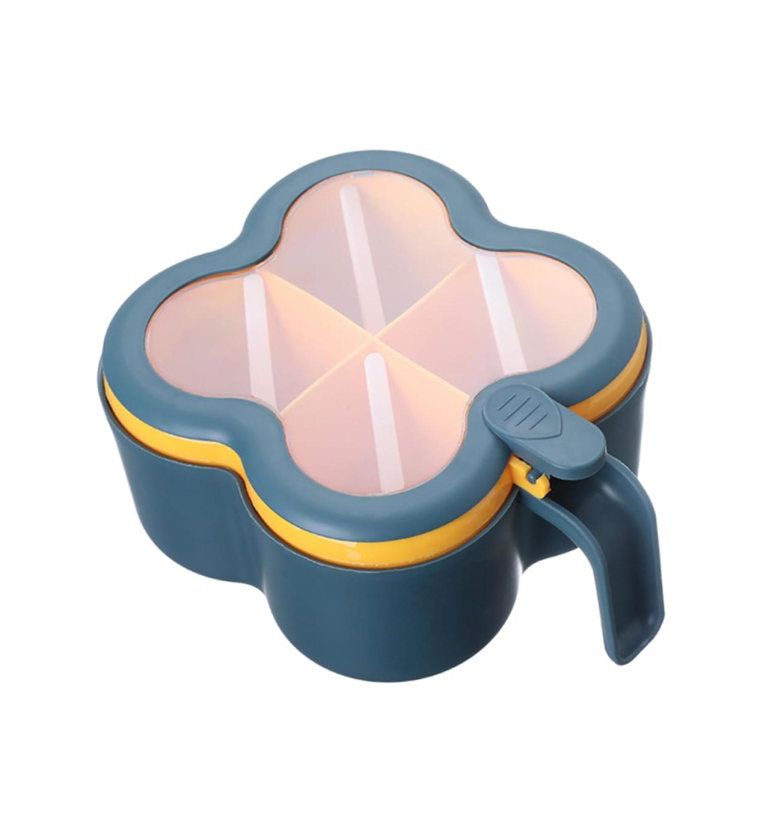 Alipis 1 Set Four-Grid Seasoning Bottle Seasoning Storage Can Pots Compartment Condiment Container Split - Buy Online on GoSupps.com