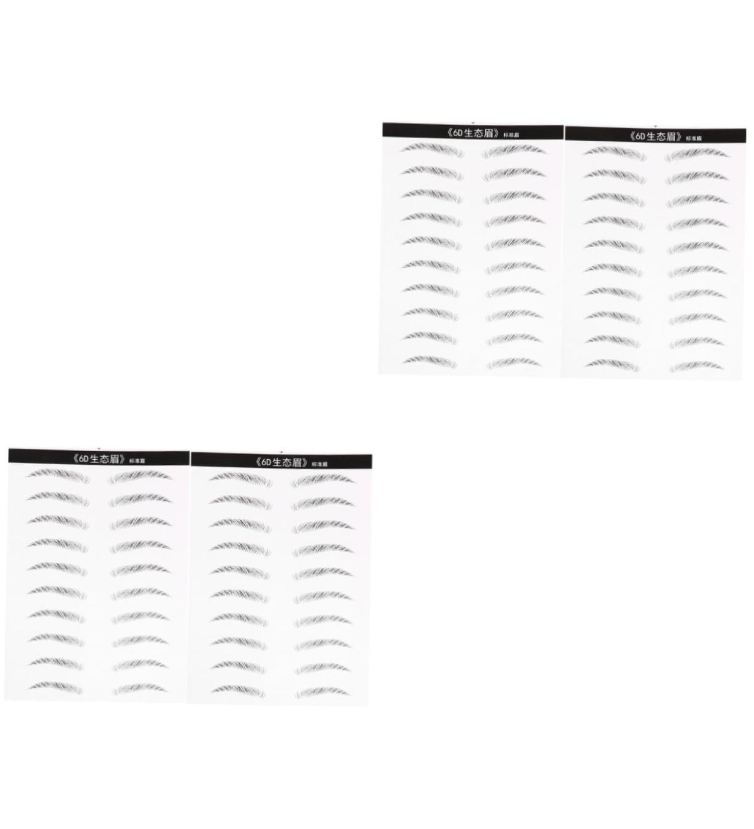 FRCOLOR 4 Sheets Pairs Makeup Stickers Makeup Eyes Brown Natural Simple Cosmetic 4d Disposable The Lazy - Buy Online on GoSupps.com