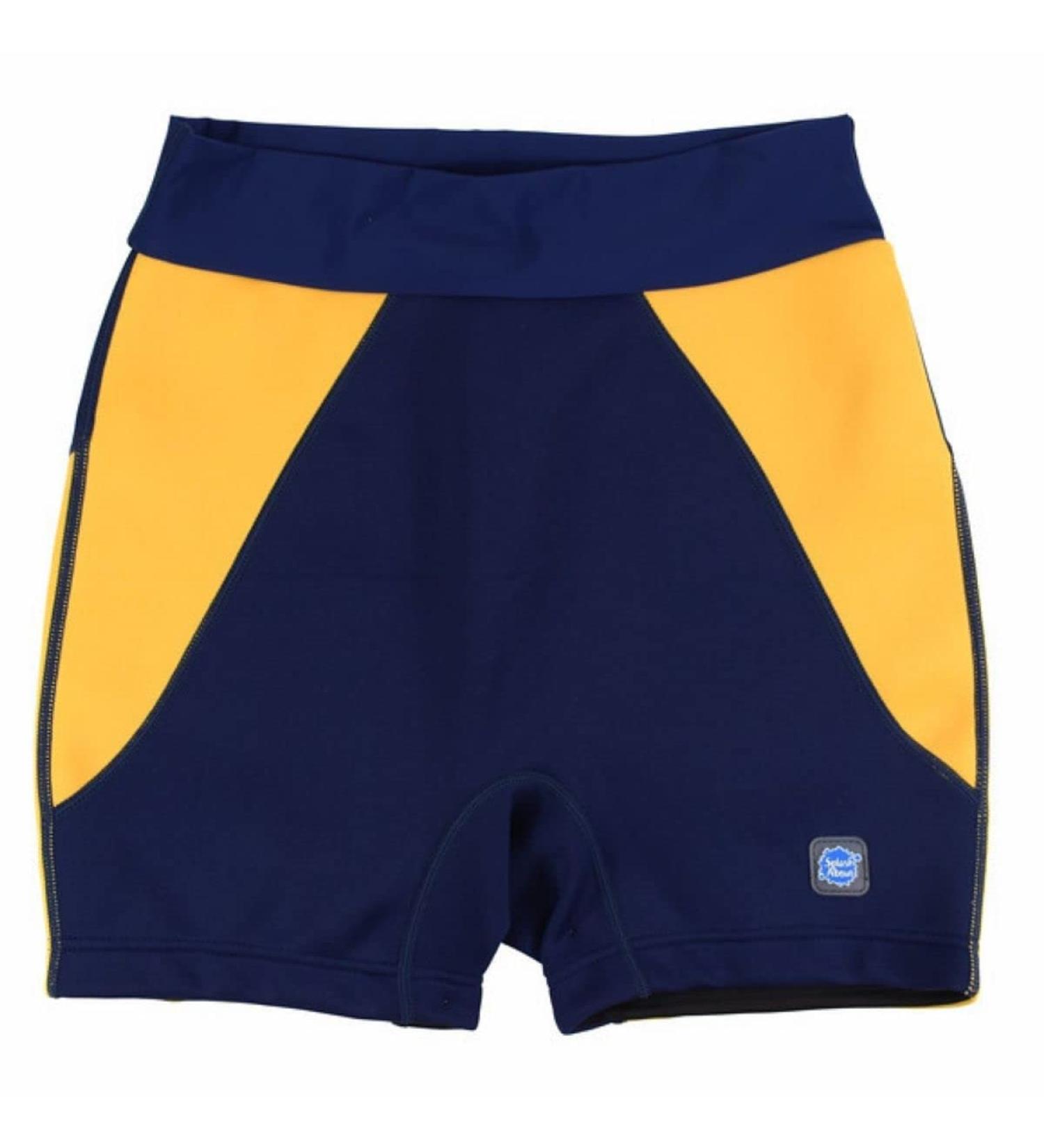 Splash About Toddler Jammers 2 Years Navy & Yellow - Leak Proof Swim Shorts - Buy Online on GoSupps.com