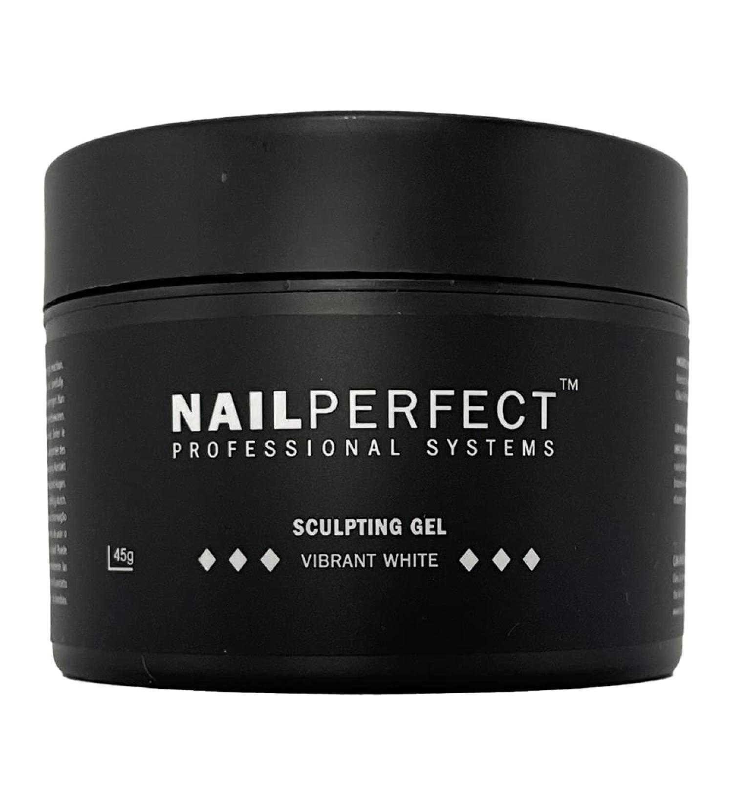 NailPerfect Nail Perfect - LED/UV - Sculpting Gel - Vibrant White - 45 g
