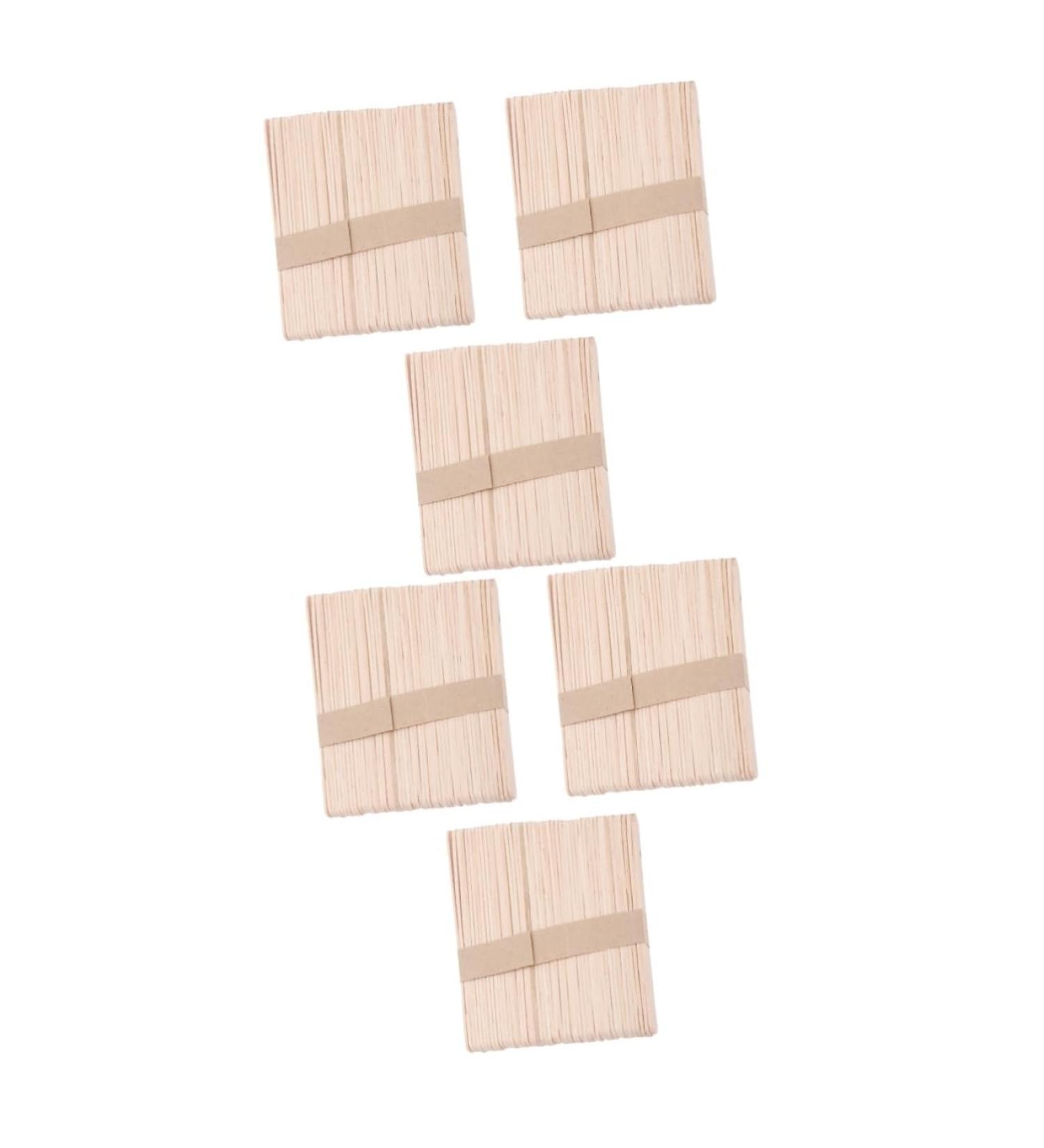 Minkissy 300 PCS Wooden Wax Spatula - Ideal for Waxing & Beauty Treatments - International Shipping Available - Buy Online on GoSupps.com