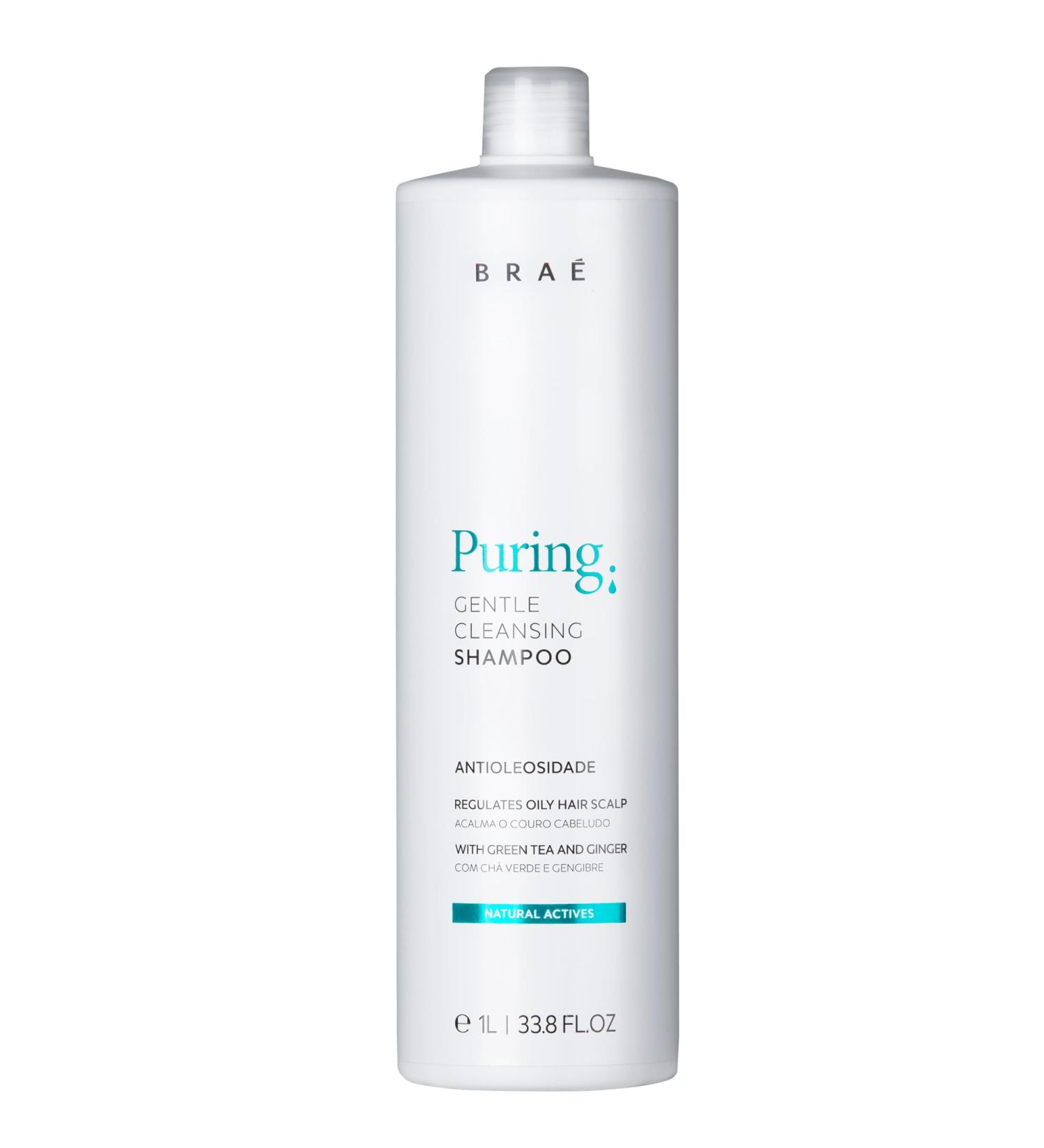Brae Puring Shampooing professionnel nettoyant doux 1 l