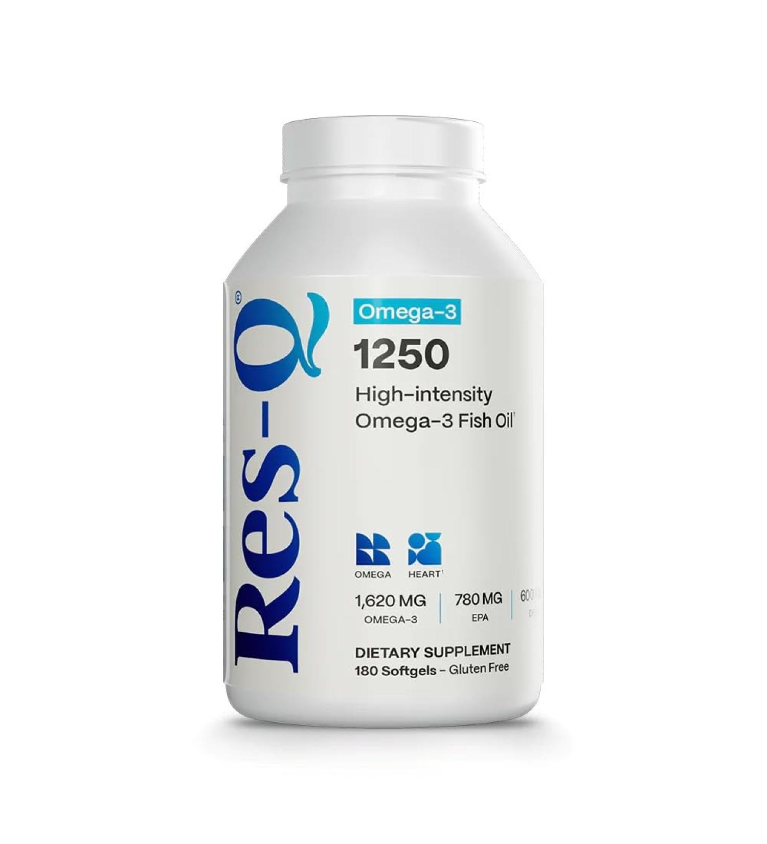 Res-Q 1250 Omega-3 Fish Oil Capsules