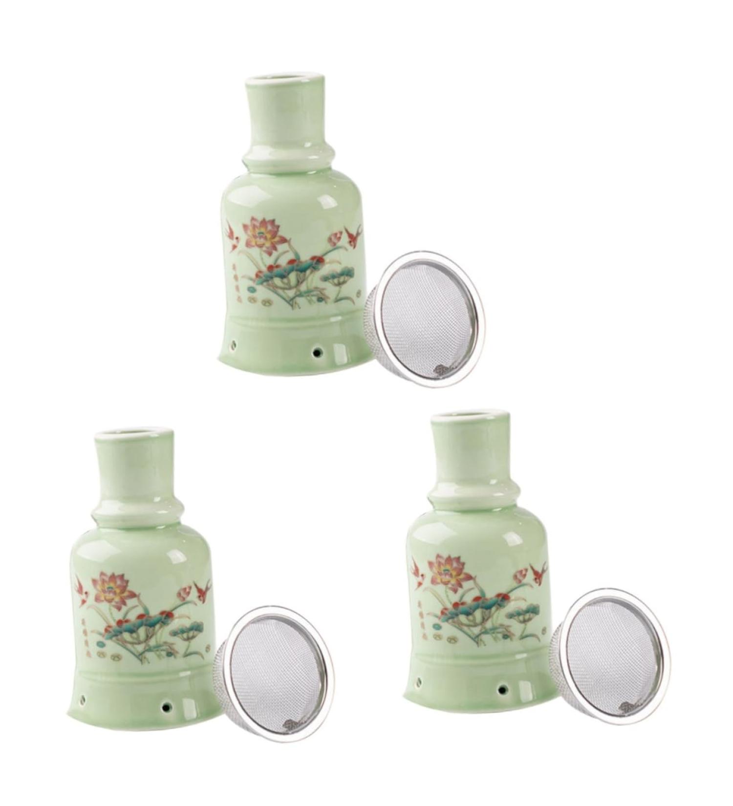 Shop Homsfou Stand Moxibustion Pot & MOXA Stick Holder - Essential Moxibustion Tools | Lotus Ceramics 12.5x7cm | International Shipping Available - Buy Online on GoSupps.com