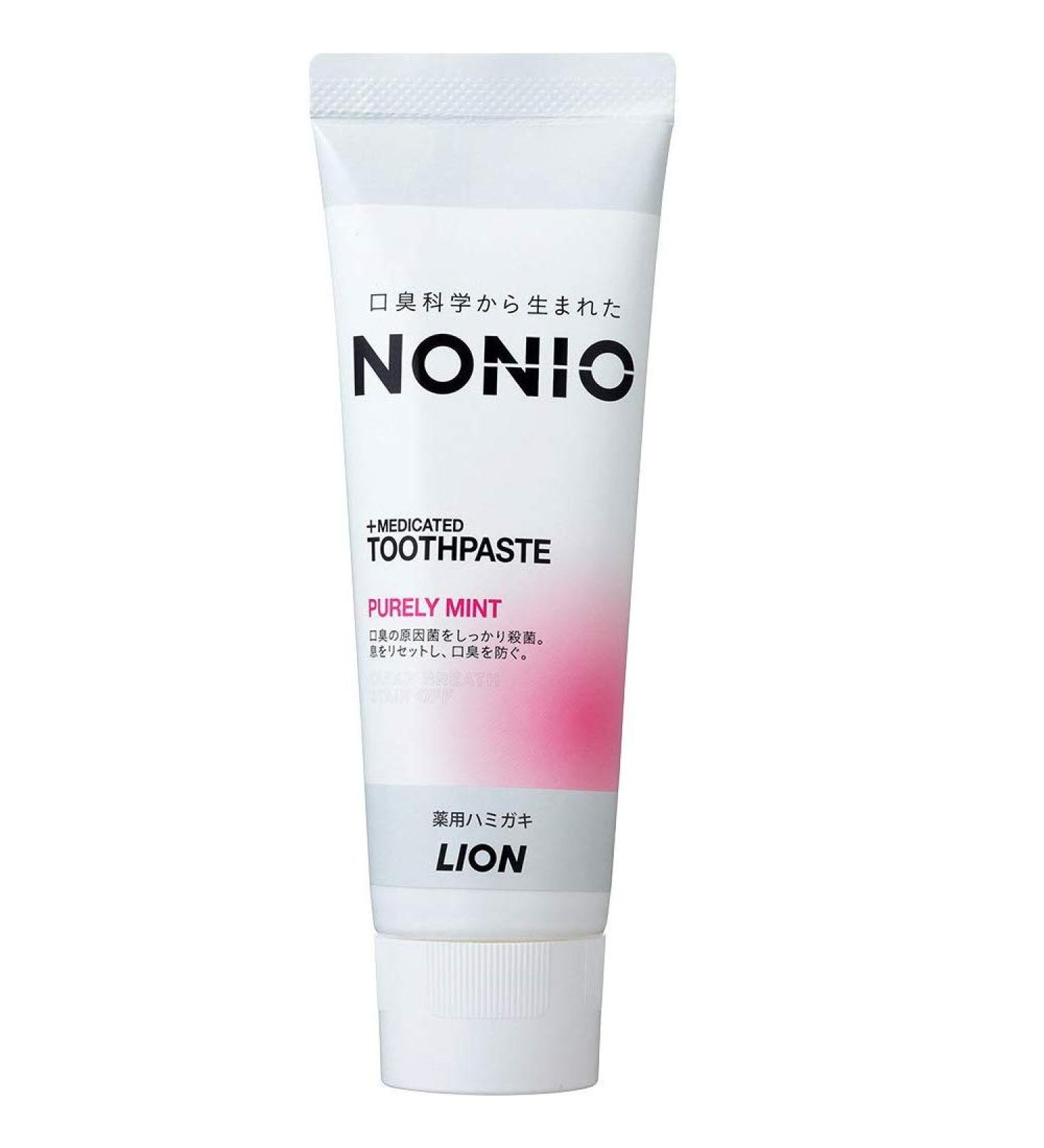 Lion Nonio Tooth Paste 130g - Purely Mint (Green Tea Set)