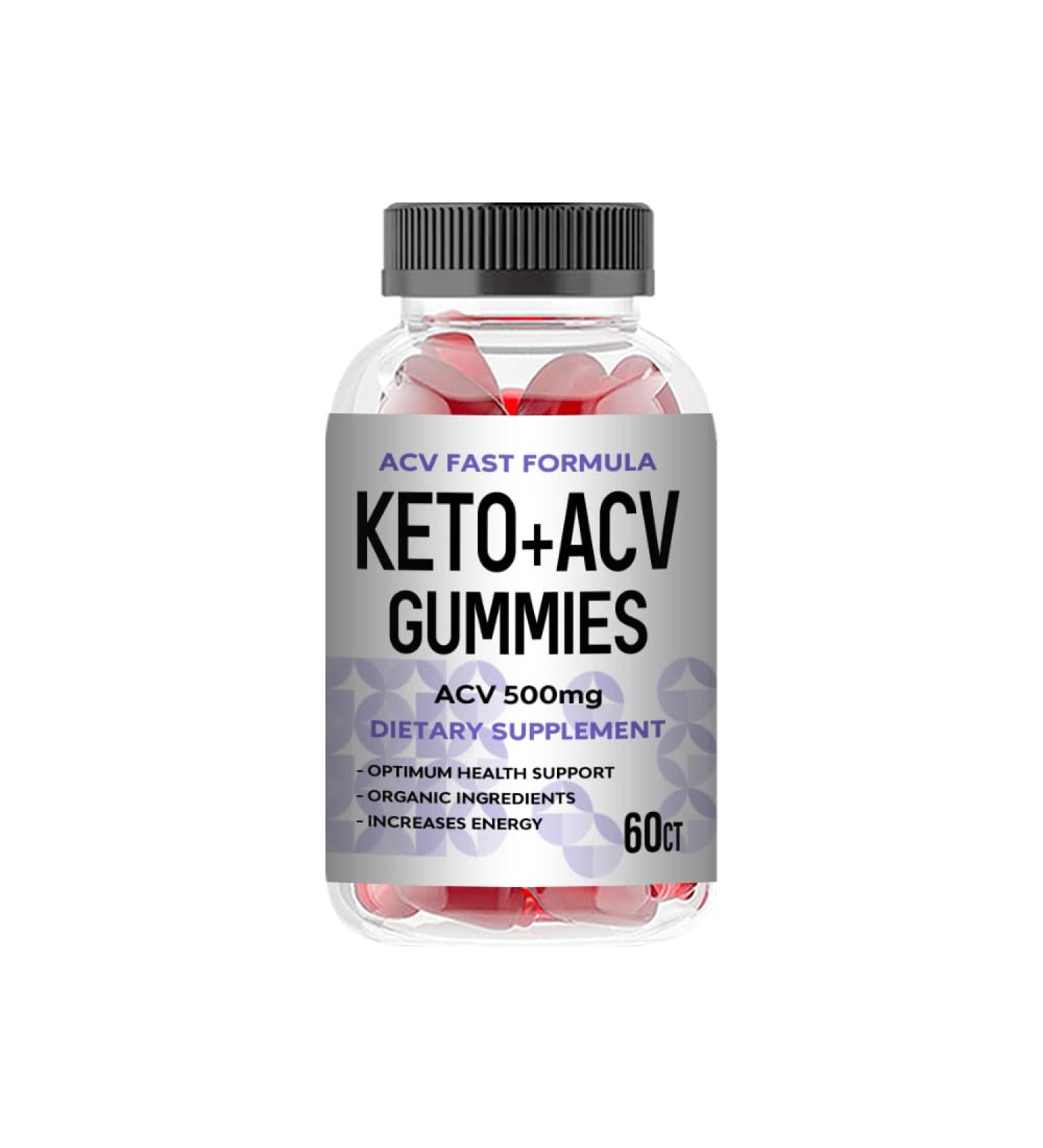 Kivus ACV Fast Formula Keto Gummies - 60 Gummies | Apple Cider Vinegar Infused - Buy Online on GoSupps.com