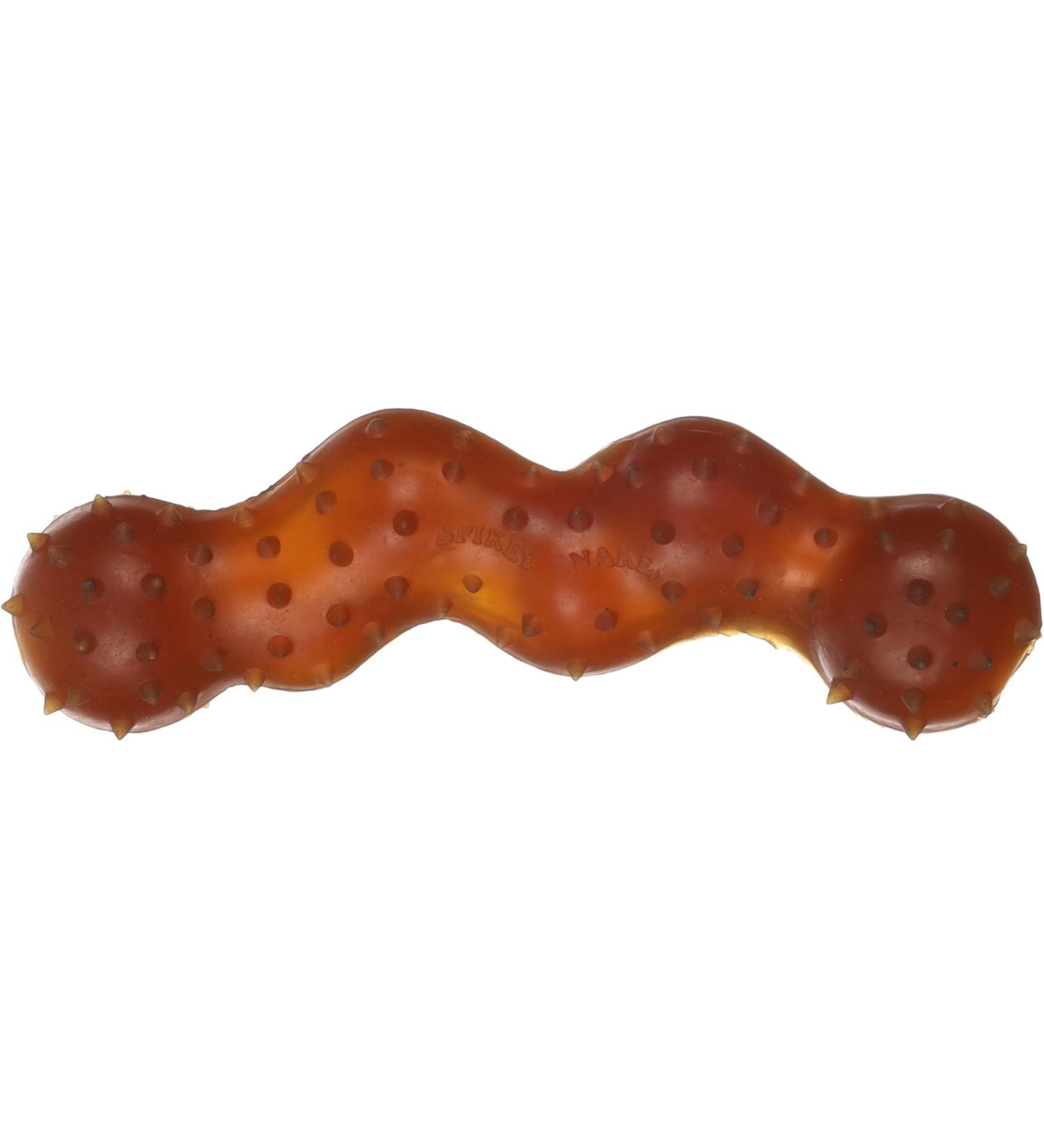 Flamingo HS Rubber RUBBA Snake with Spikes - Brown 19.5x6.5x5.5CM | International Shipping Available - Buy Online on GoSupps.com