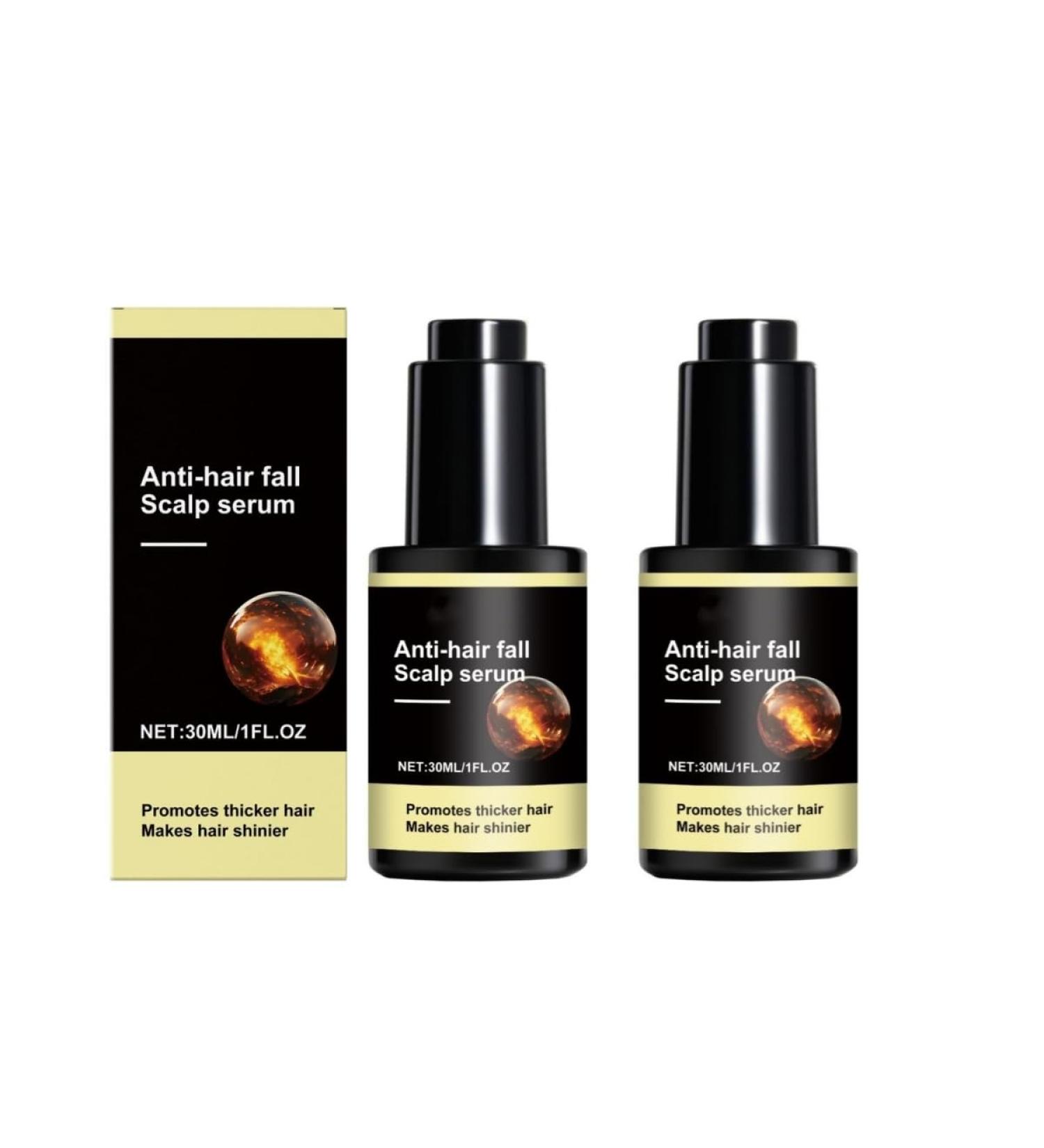 S rum anti-chute pour le cuir chevelu huile r g n rante pour les cheveux formul l'huile de racine de gingembre convient pour paissir pr venir la calvitie et r parer les follicules pileux 2Pcs - Buy Online on GoSupps.com