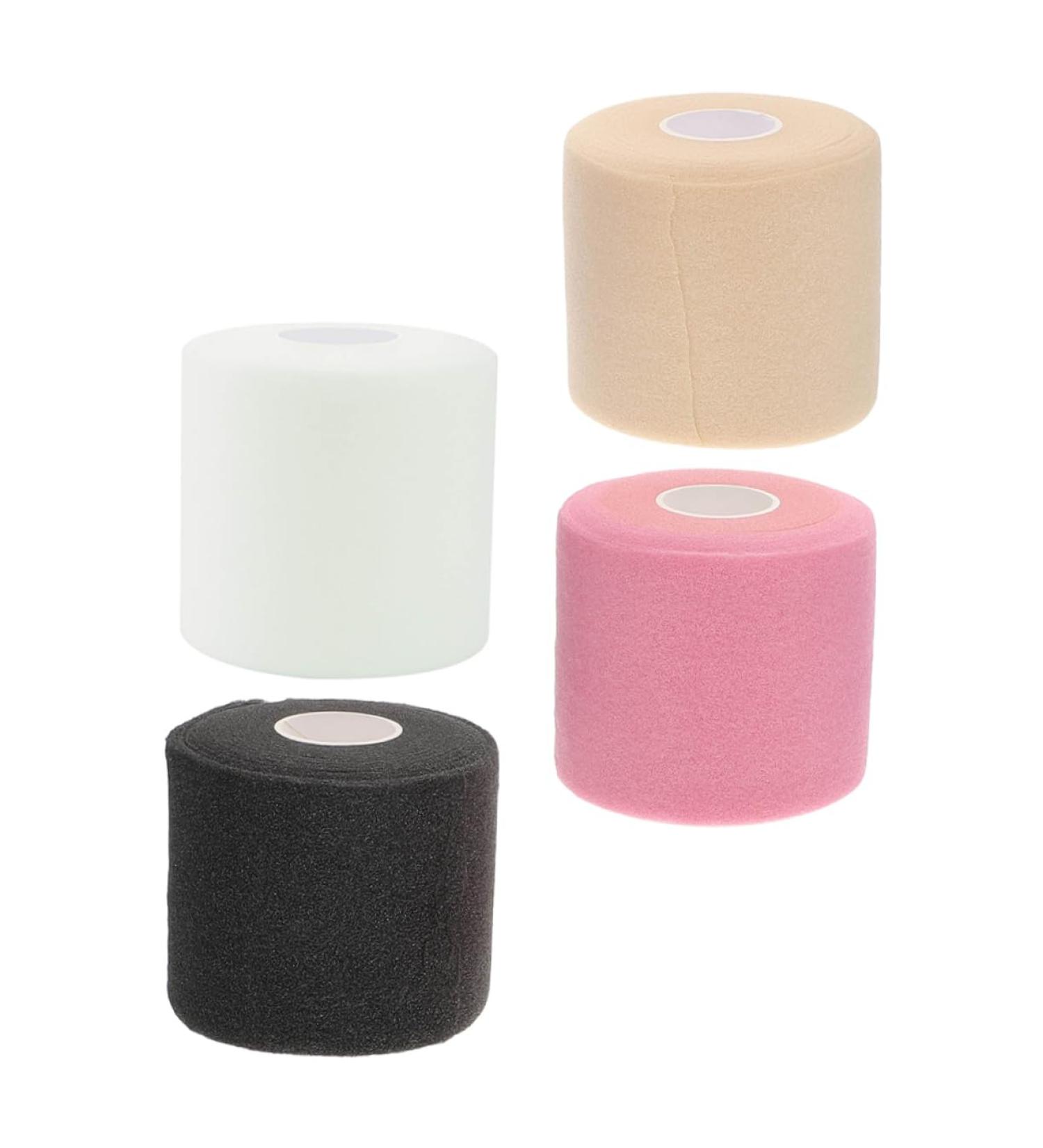 GLEAVI 4 Rolls Skin Sponge Ankle Tape - Stretchy Athletic Tape for Sports Injury & Fitness | Elastic Wrap & Pre-Wrap for Football & Racket - Buy Online on GoSupps.com