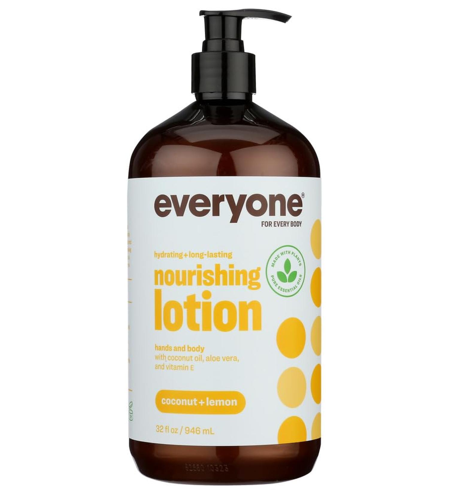 Everyone Lotion Coconut and Lemon - 32 Oz | Natural Moisturizer for All Skin Types | Buy Internationally - Buy Online on GoSupps.com