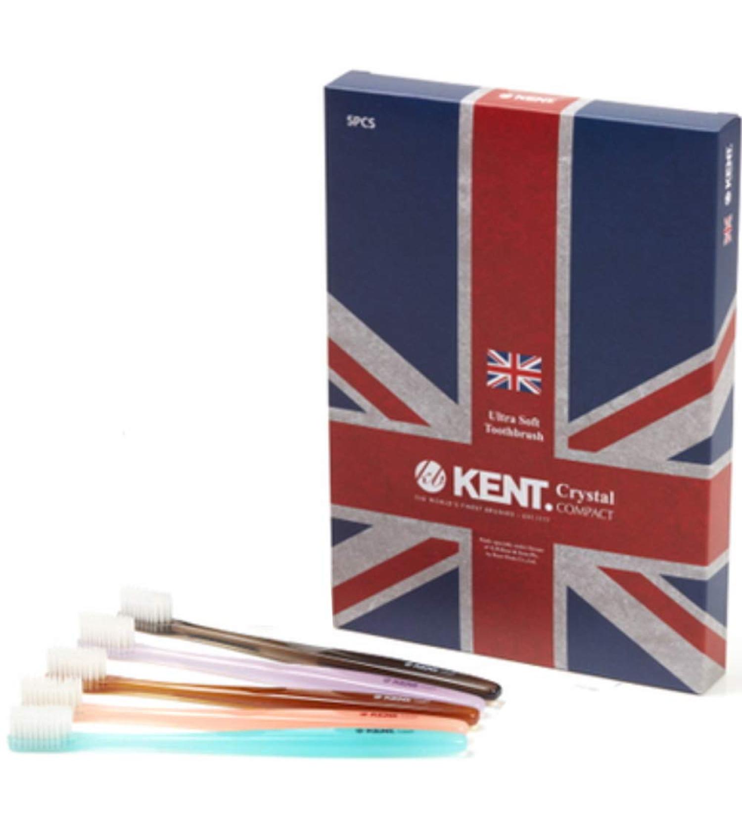 Kent Crystal Soft Firm Action Soft Toothbrush (Set of 5) Compact Size, Deep Cleaning for Sensitive Teeth & Gums - Buy Online on GoSupps.com