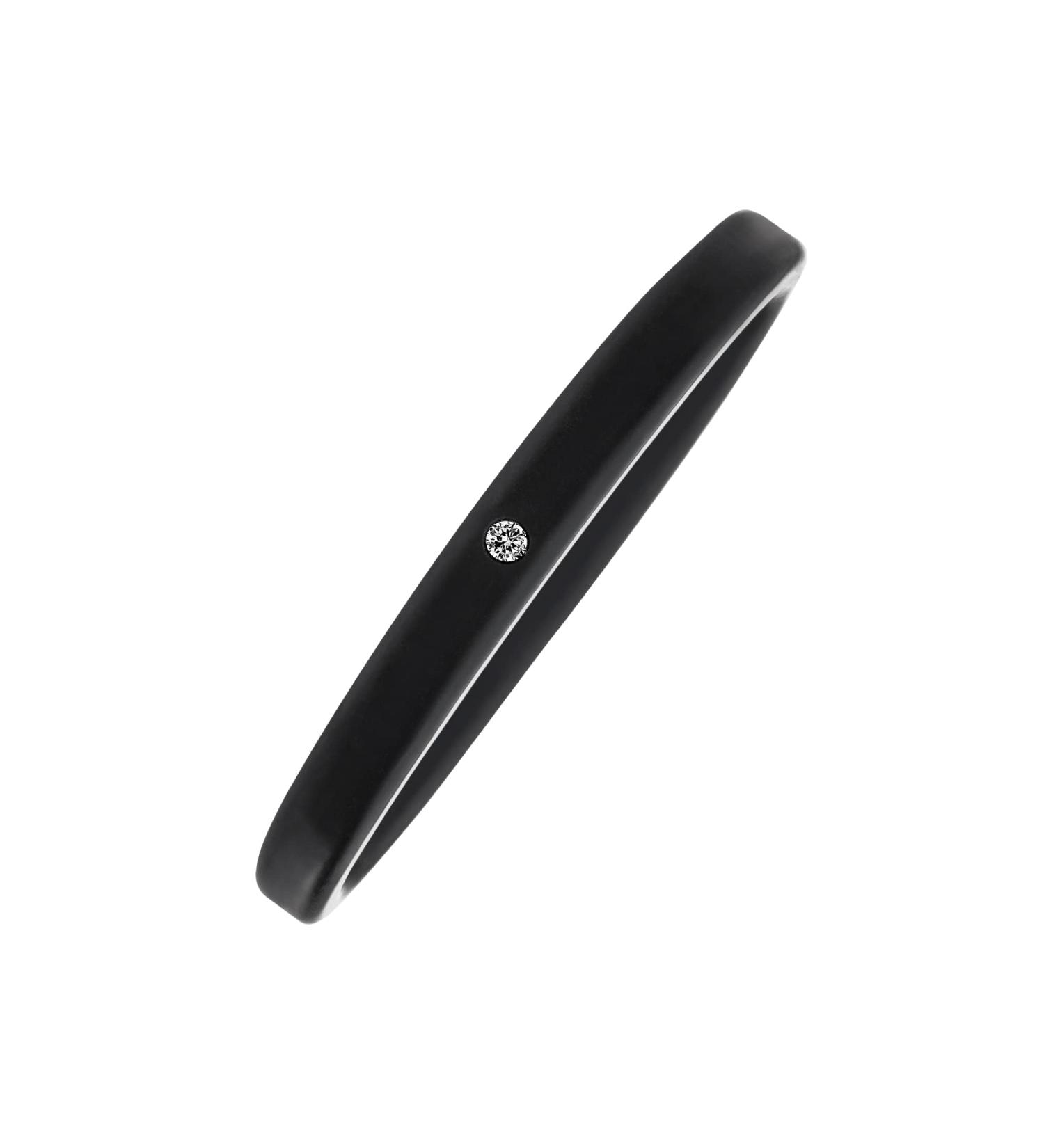 Buy Magnetix Wellness Flexi Magnetic Tab - Black Sporty Silicone Magnetic Jewelry with Zirconia | Perfect Fit for Swollen Wrists - International Shipping - Buy Online on GoSupps.com