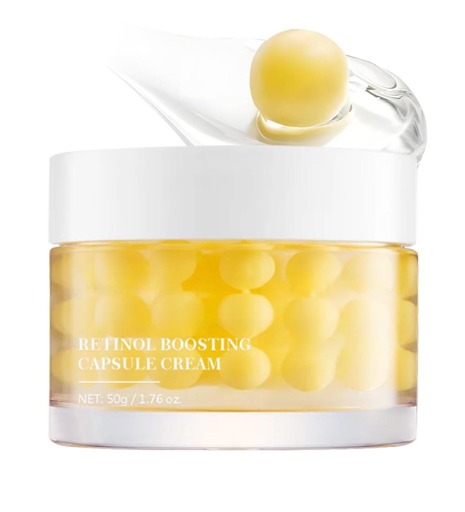 KOEC Deep Collagen Retinol Boosting Capsule Cream Golden Capsule Face & Neck Moisturizer with Hyaluronic Acid for Firming & Hydratng & Smoothing Anti Aging Day & Night Cream for All Skin 1.76 fl.oz - Buy Online on GoSupps.com