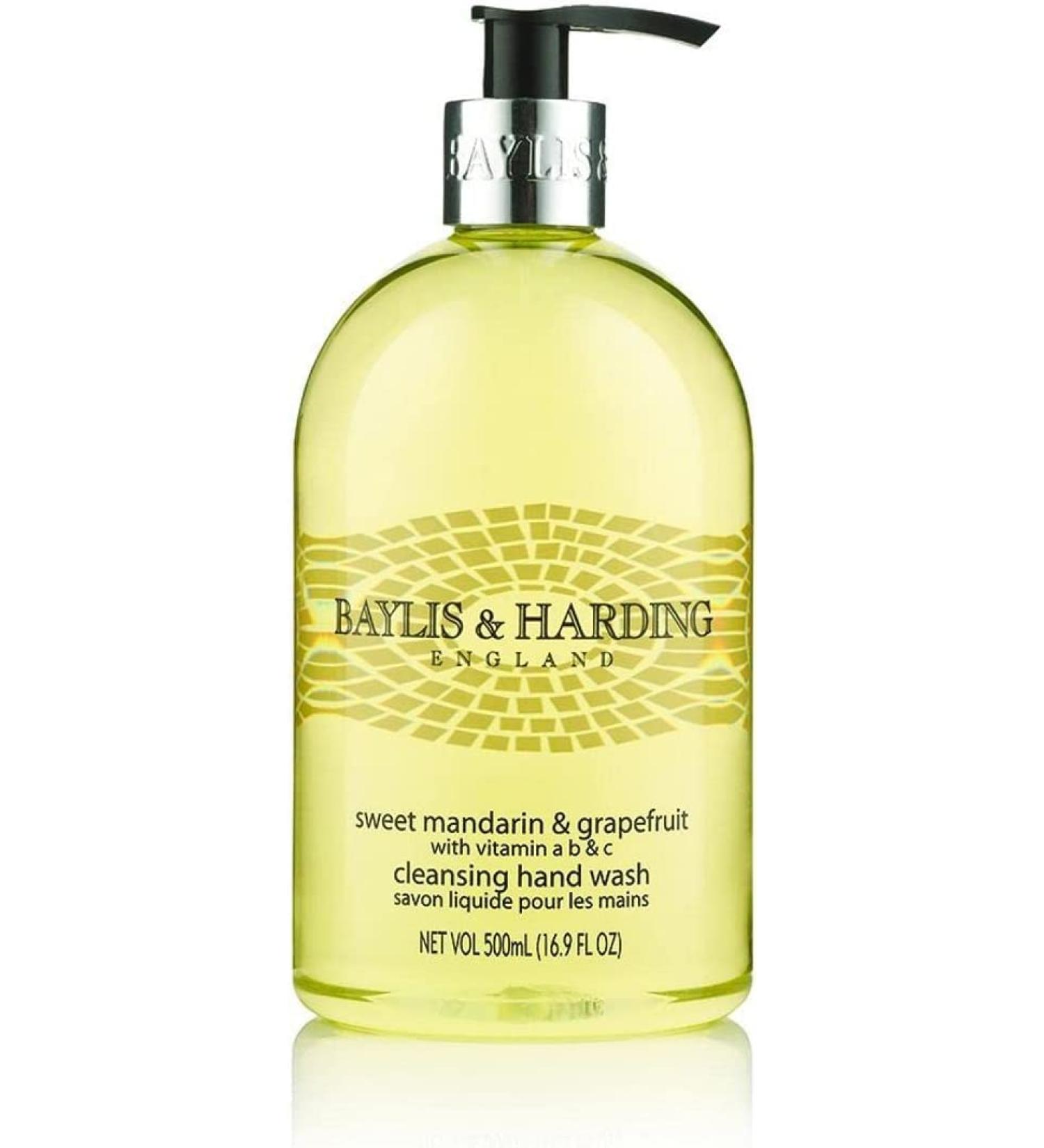 Buy Baylis & Harding Sweet Mandarin & Grapefruit Hand Wash 500ml - Refreshing Citrus Cleanser for All Skin Types - International Shipping Available - Buy Online on GoSupps.com