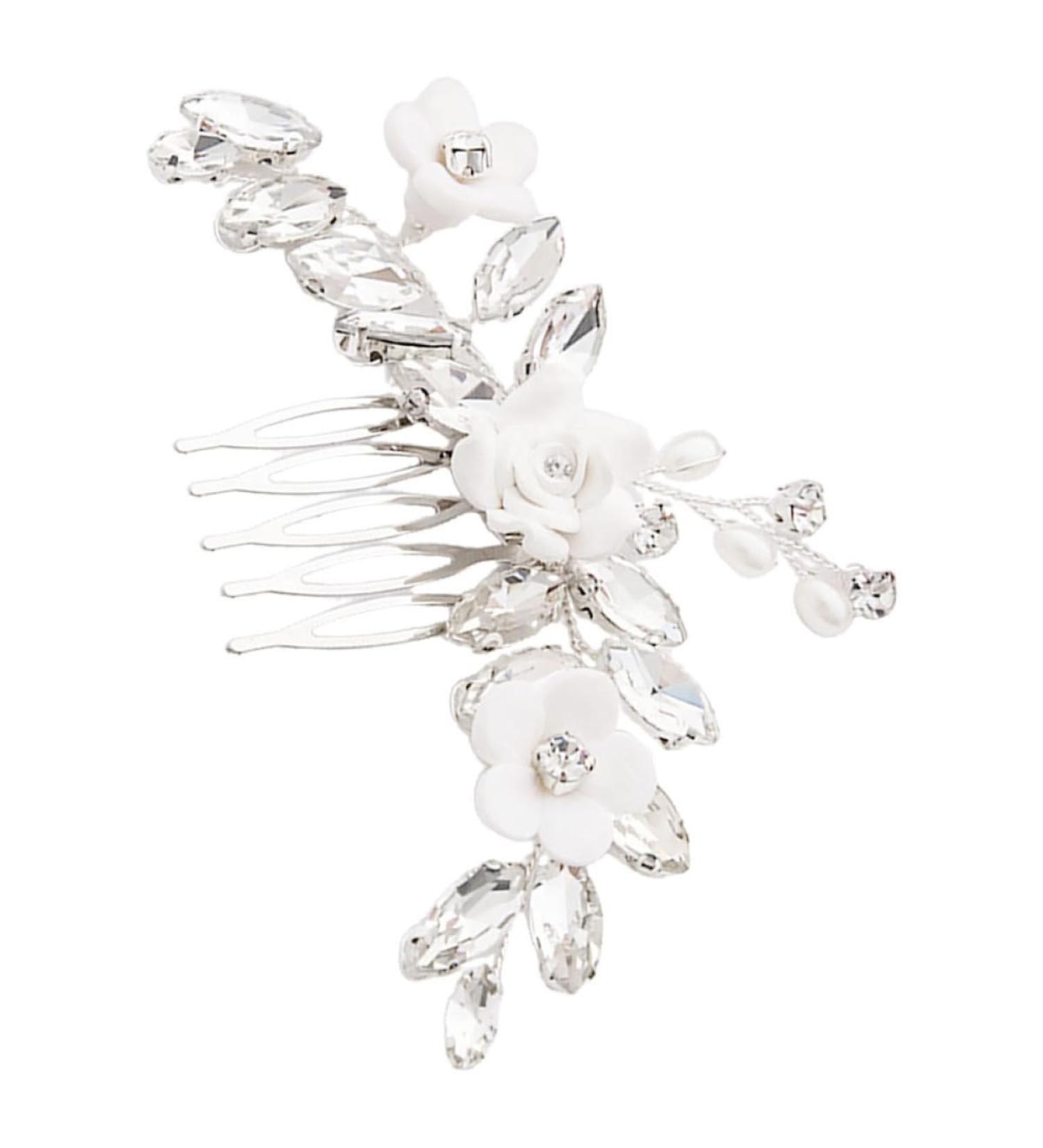 FOMIYES Wedding Bride Hair Accessories Bride Hair Side Comb Twist Updo Vintage Accessories Bridal Hair Comb Hairclips Decor Bridal Rhinestone Hair Comb Miss Crystal Metal - Buy Online on GoSupps.com