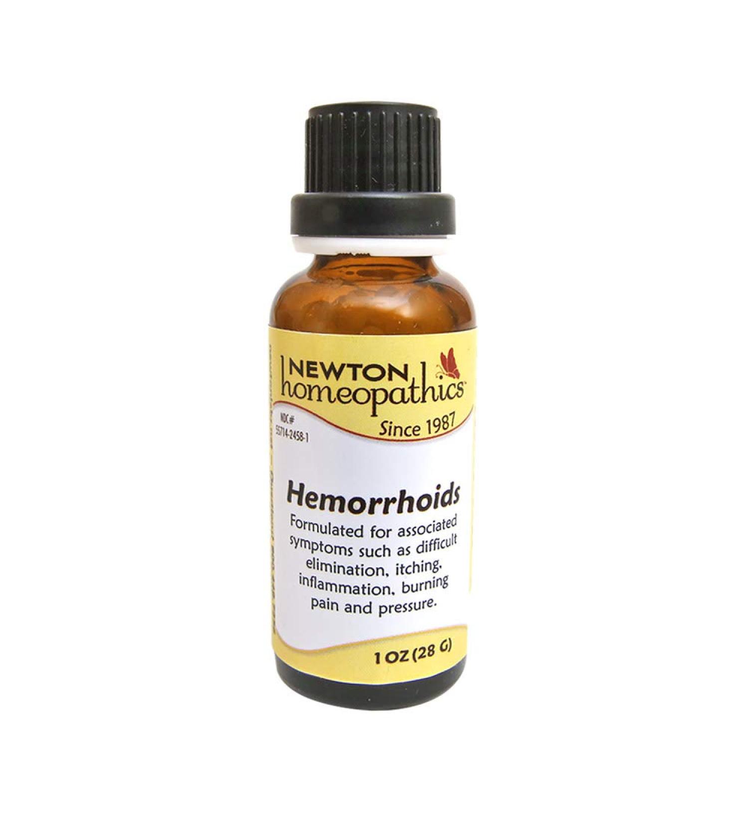 Newton Homeopathics Hemorrhoids Pellets 1 oz. Bottle - Natural Homeopathic Remedy (28g) - Buy Online on GoSupps.com