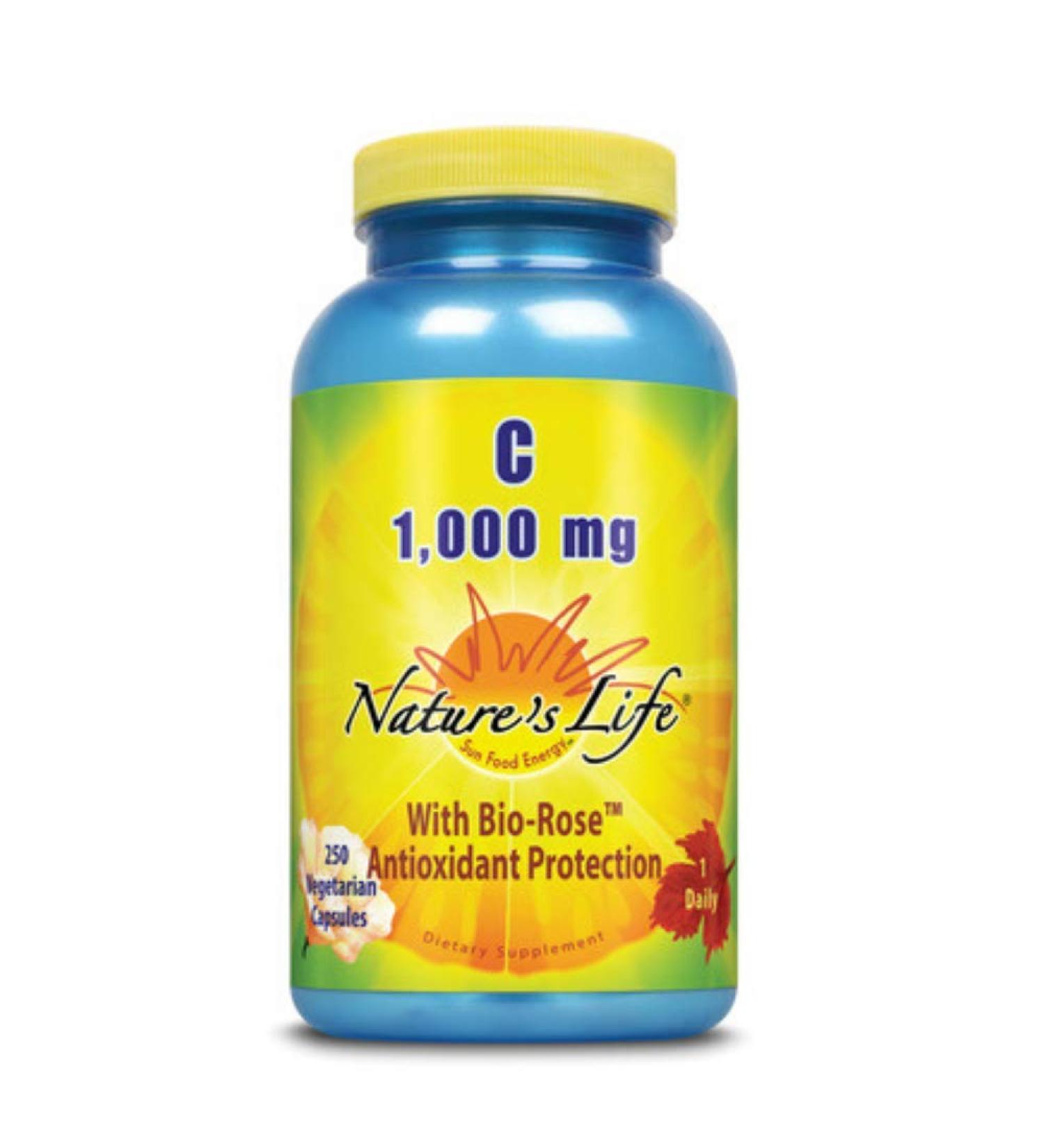 Nature's Life VIT C 1 000 mg Caps | 250 ct