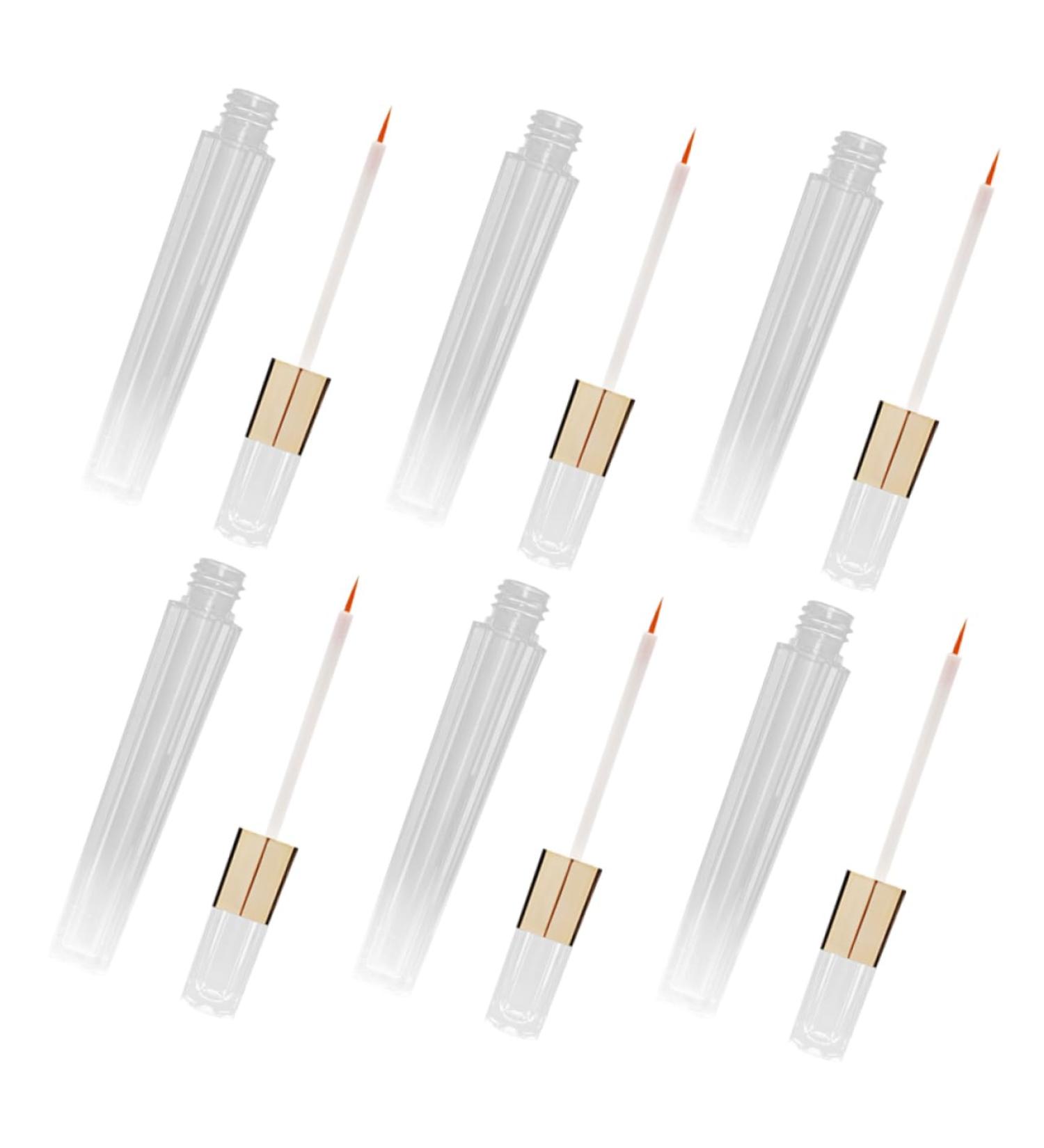 SKISUNO 6pcs Bottle Empty Eyeliner Tube Makeup Mascara Plastic Bottle Cosmetic - Buy Online on GoSupps.com