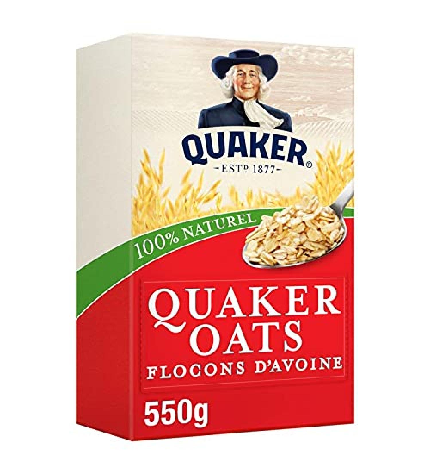 QUAKER OATS - Oats 550G - Lot De 4