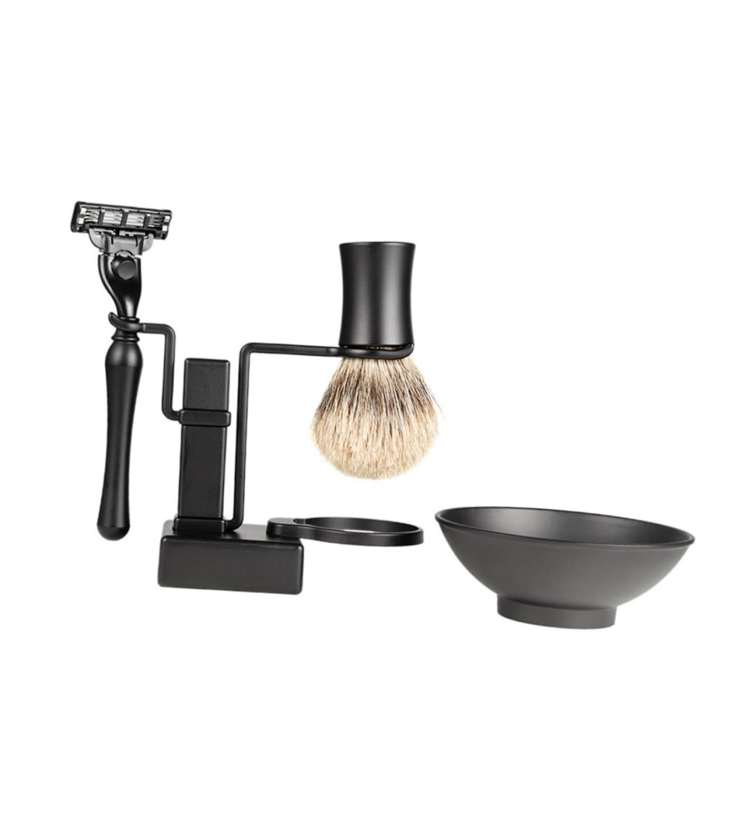 Beavorty Men's Shaving Set - Unbreakable Razor Brush & Stand | Premium Shaving Soap & Accessories for a Perfect Shave - Buy Online on GoSupps.com