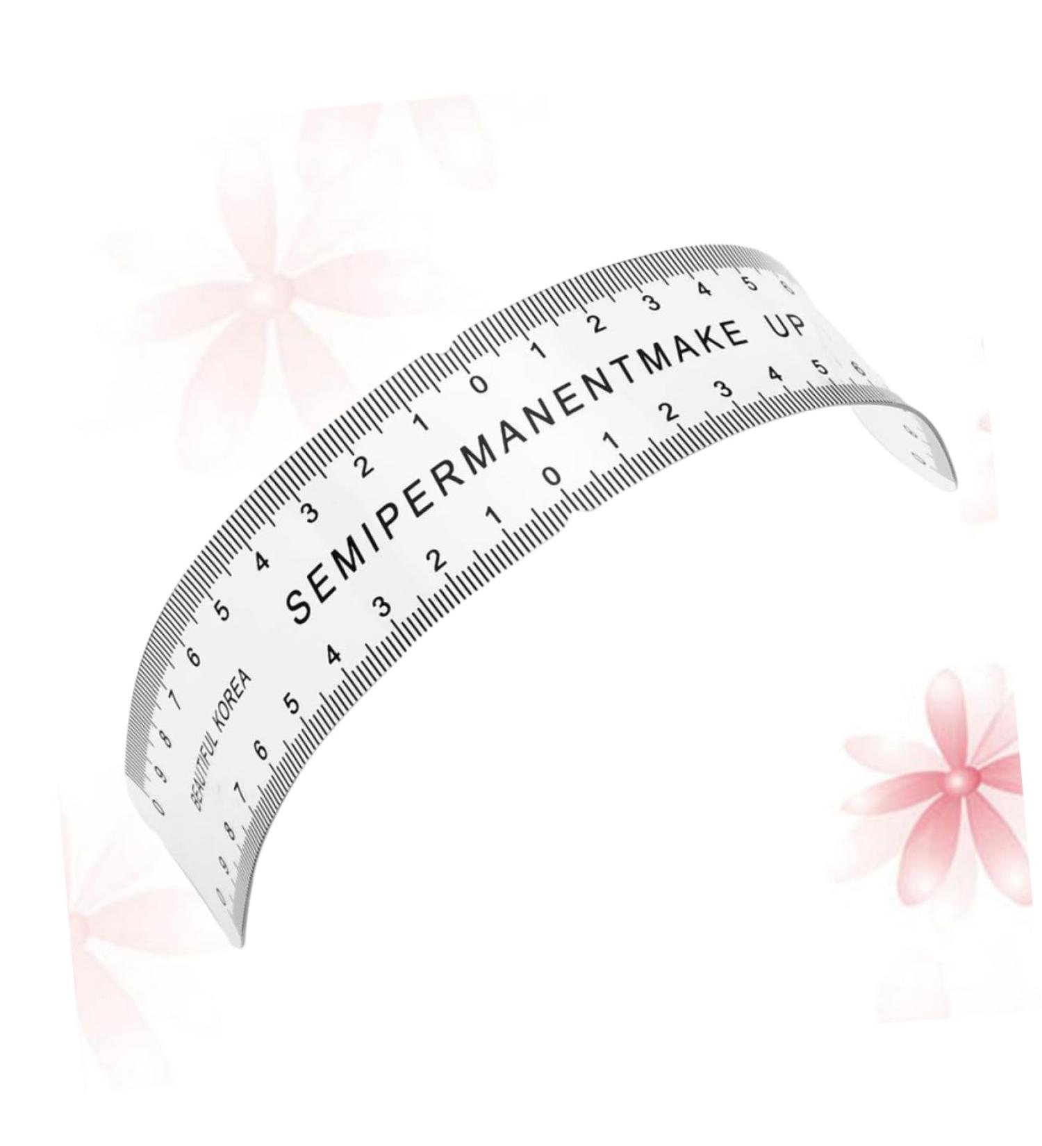 Hemoton 4 Pcs Professional Eyebrow Ruler Hairline Shaping Tool Brow Shaper Microblading Ruler Eyebrow Stamp mediumx4pcs Blackx4pcs - Buy Online on GoSupps.com